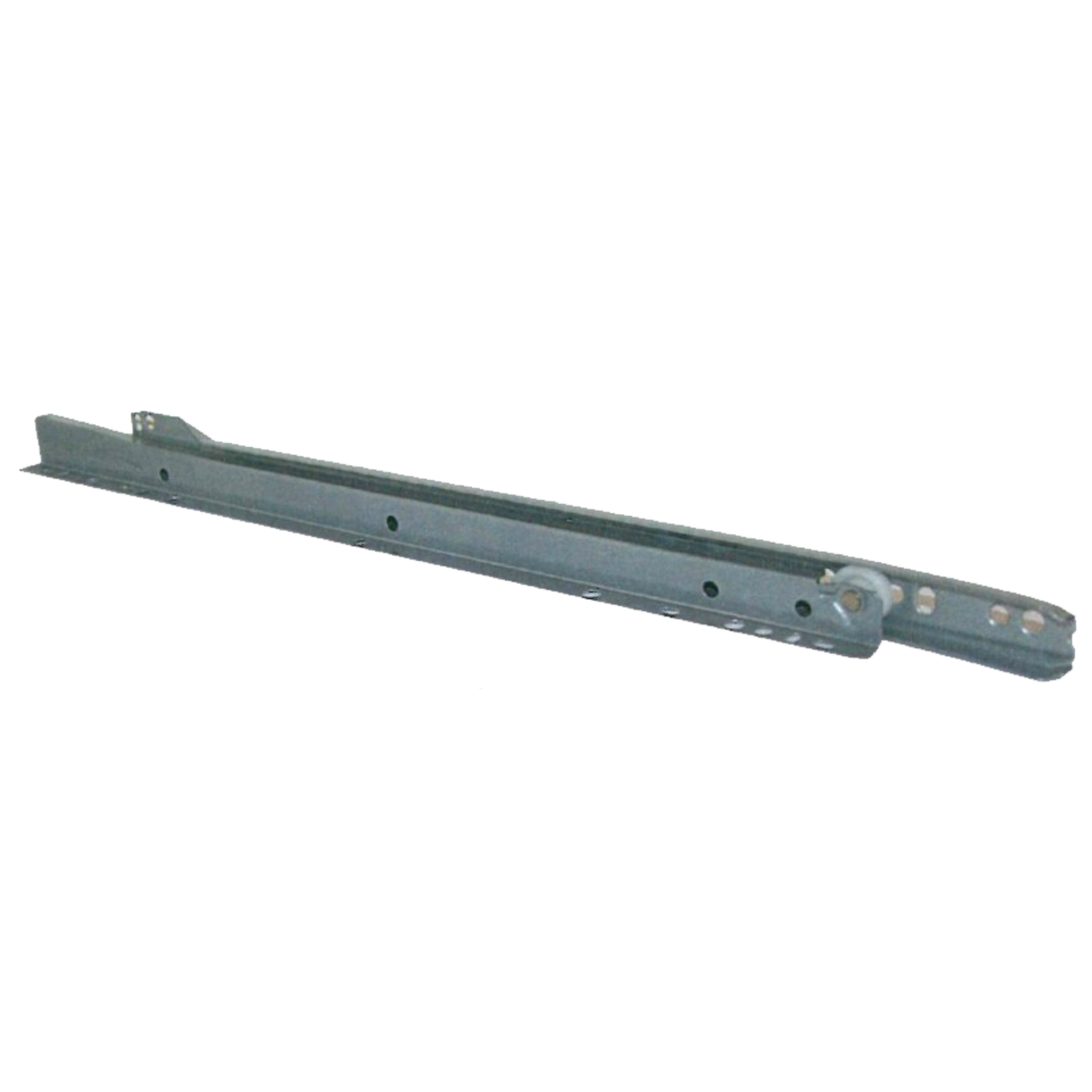 Geleider 082 bodem bevestiging RAL9006 300mm 30kg