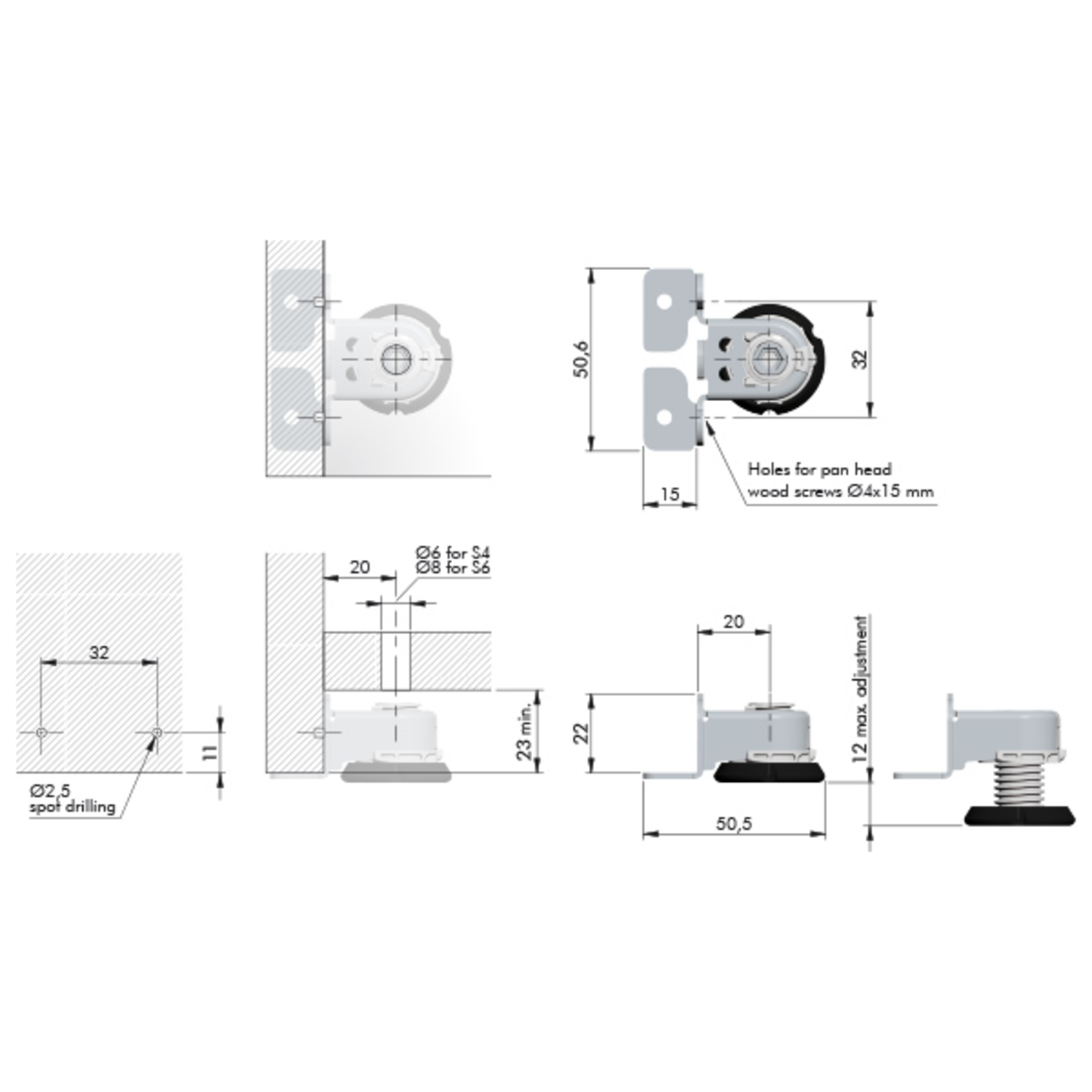 Integrato tech à compensateur pour soccles h.12mm 