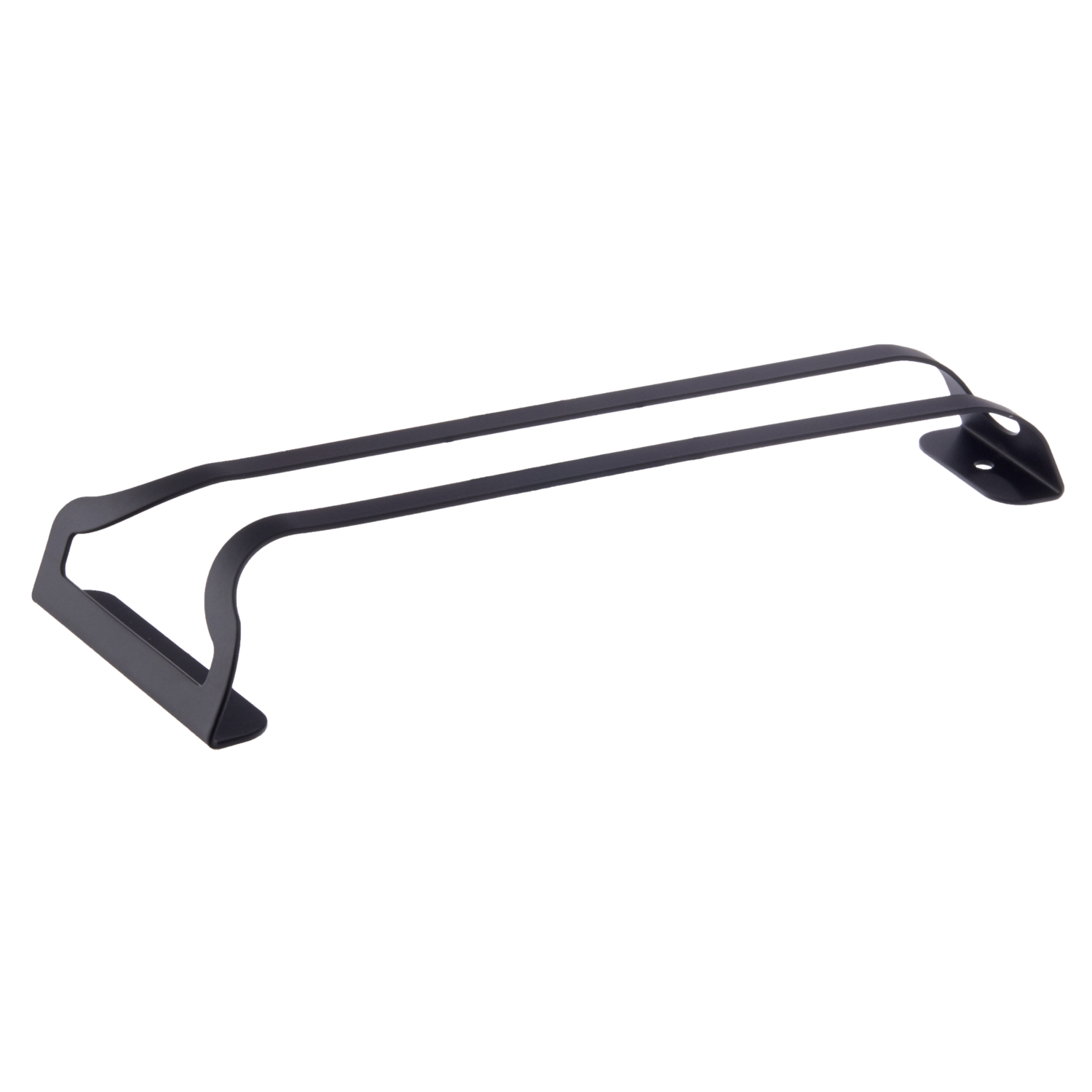 Porte-verres simple noir mat - 3 verres 