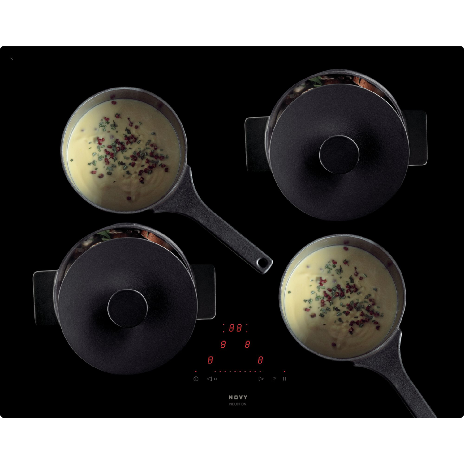 Novy induction Comfort 65 cm 4 zones 