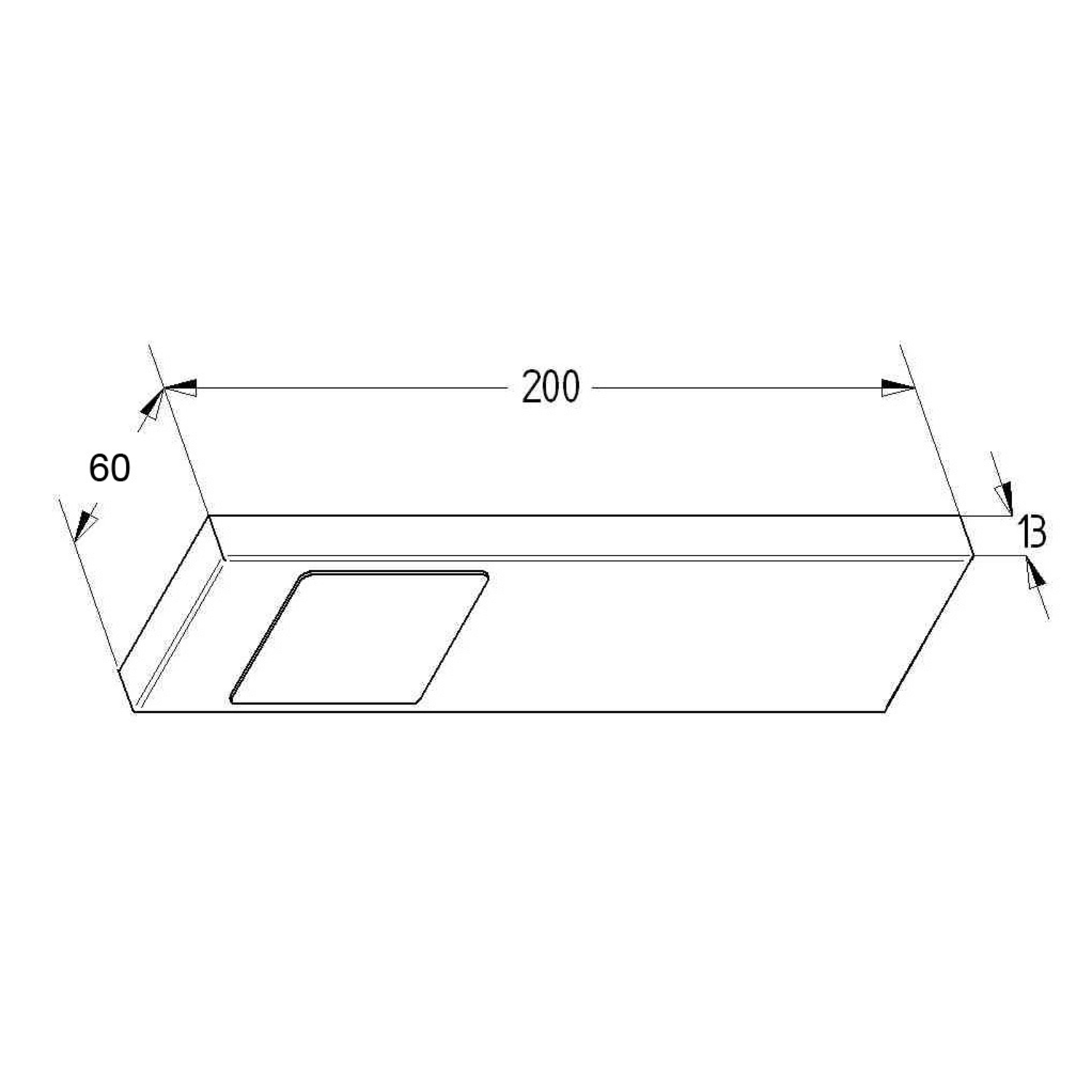 Tadeo led-Set 3 x 3.5w 12V 3500k RVS + schakelaar