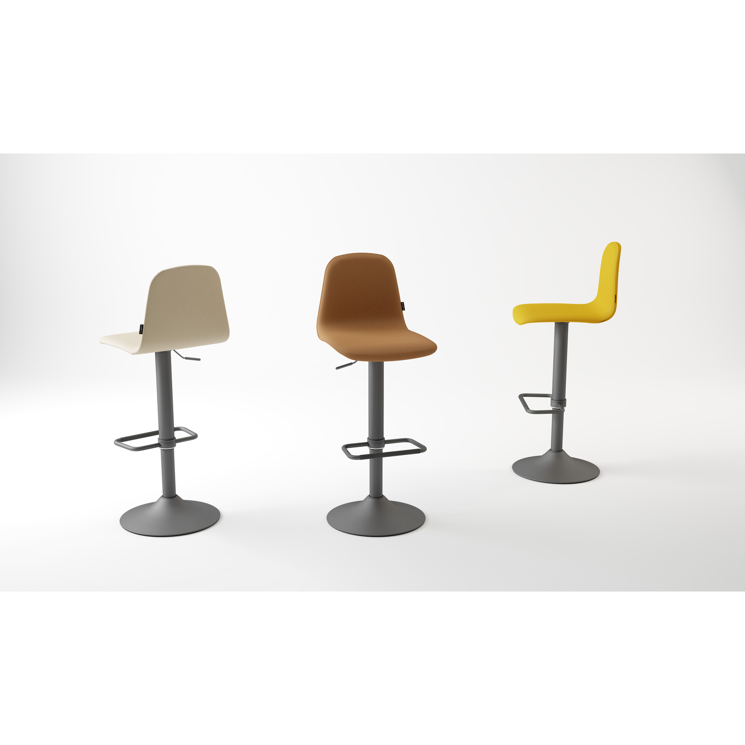Tabouret lemon rvs carré|nobel terracotta 