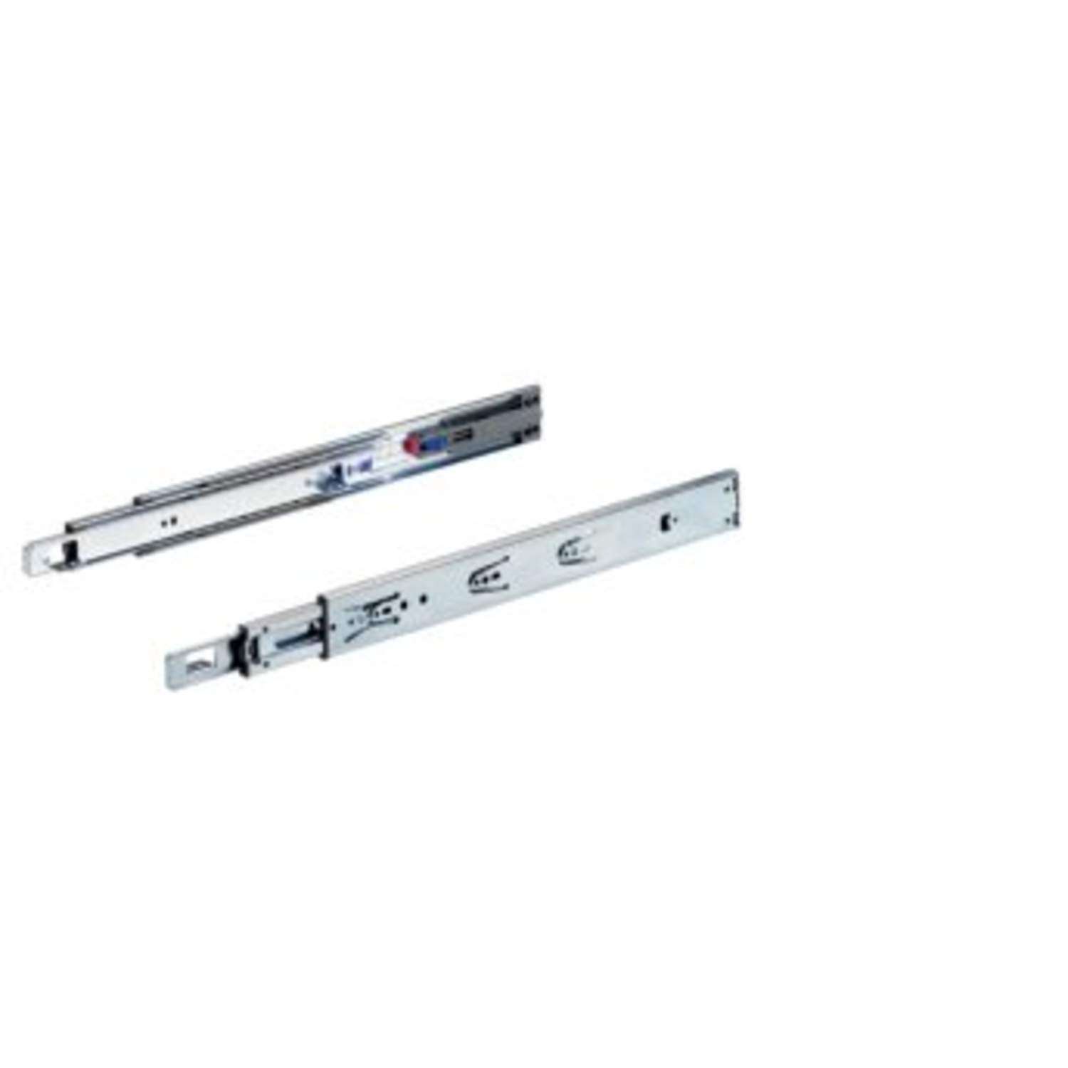 Kogelgeleider KA 4532 AM met Push to open, opliggende montage, afmetingen (H x B) 46 x 12,7 mm, 700