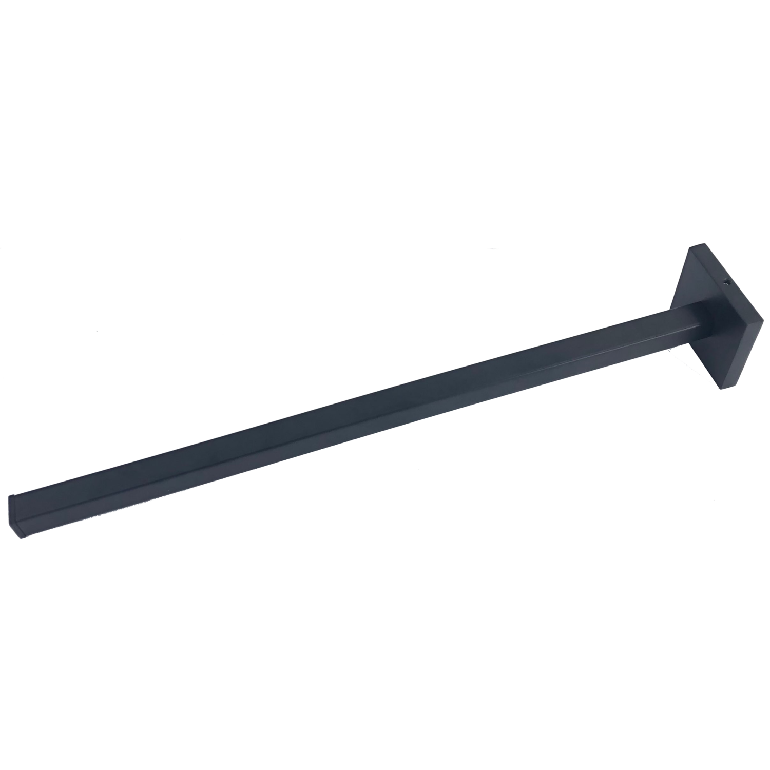 Porte esuie-main carre noir-1 bras 10x375mm  