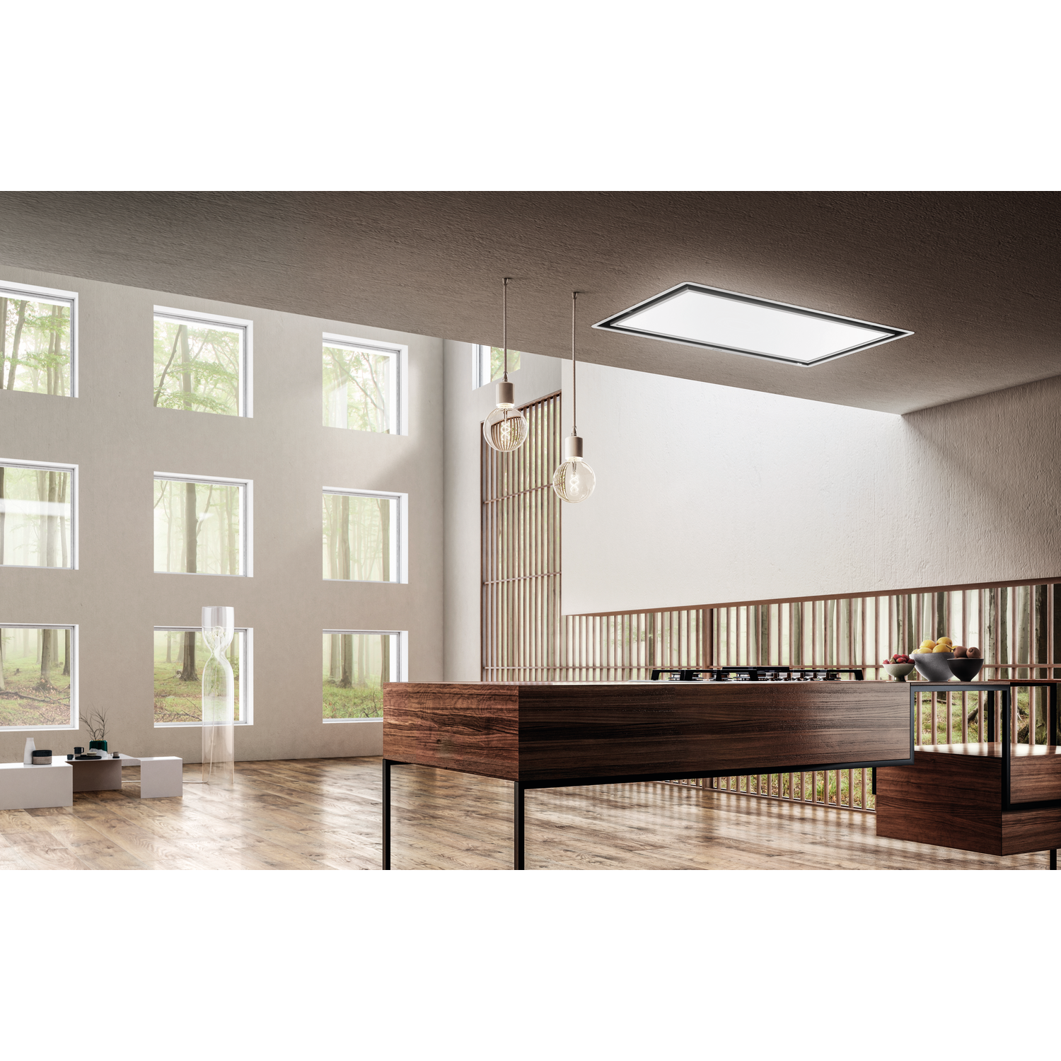 Skydome plafond aspiration blanc 100 cm 