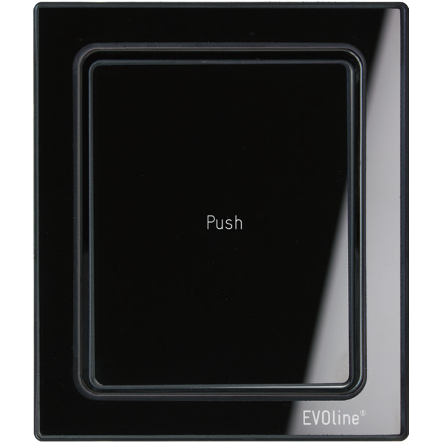 Evoline port push cuisine charger zw. glas nl-d-l2 2 stopcontacten/1 usb charger
