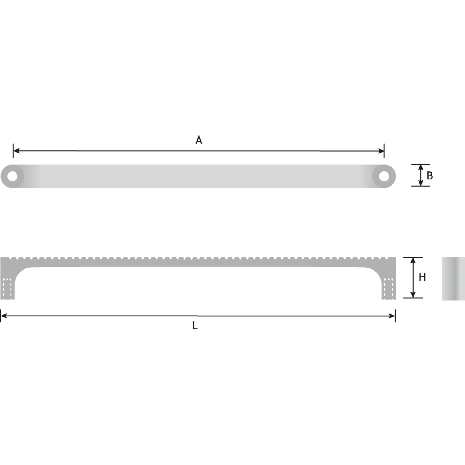 Greep boho ba160 l172 zamak gunmetal