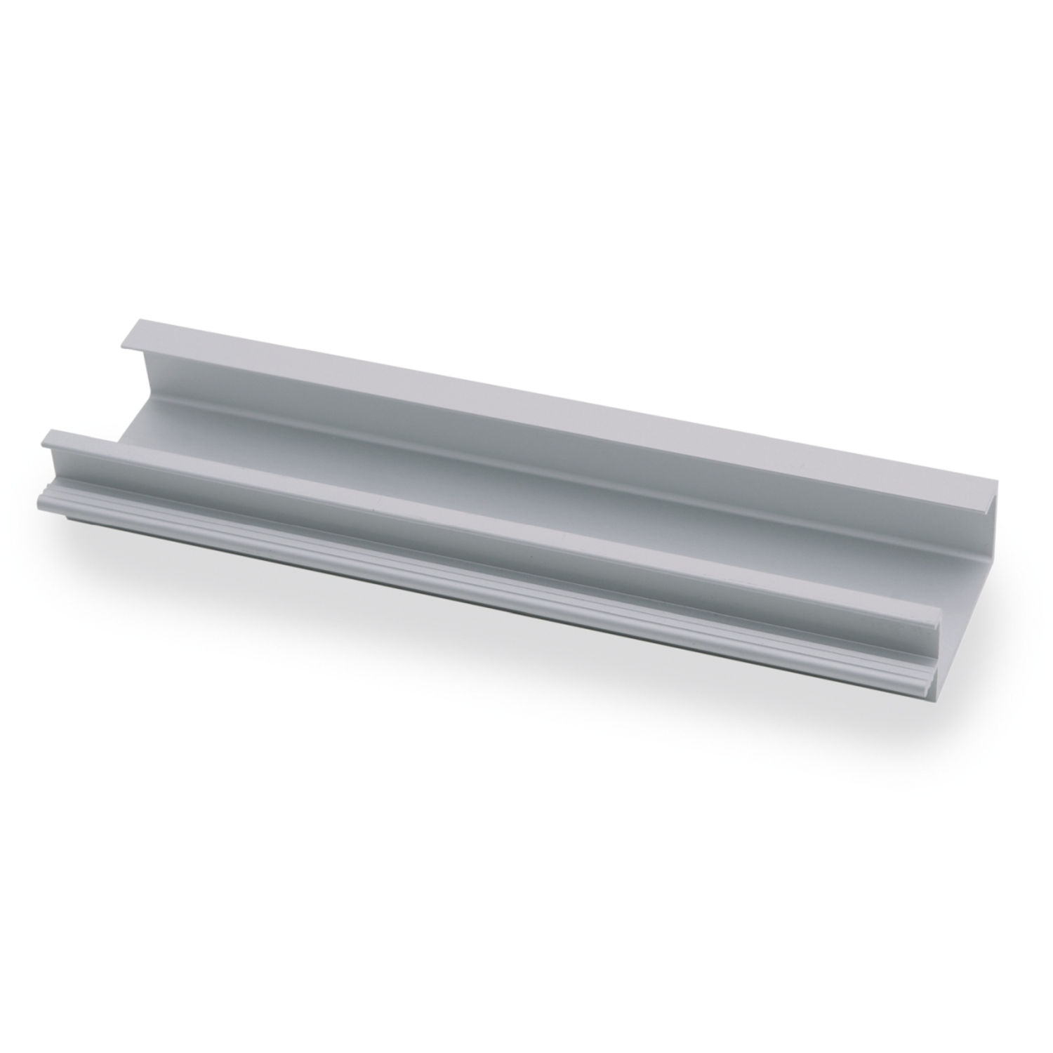 Greeplijst Seveso, L 2400 mm, B 19 mm, H 38 mm, Aluminium geëloxeerd
