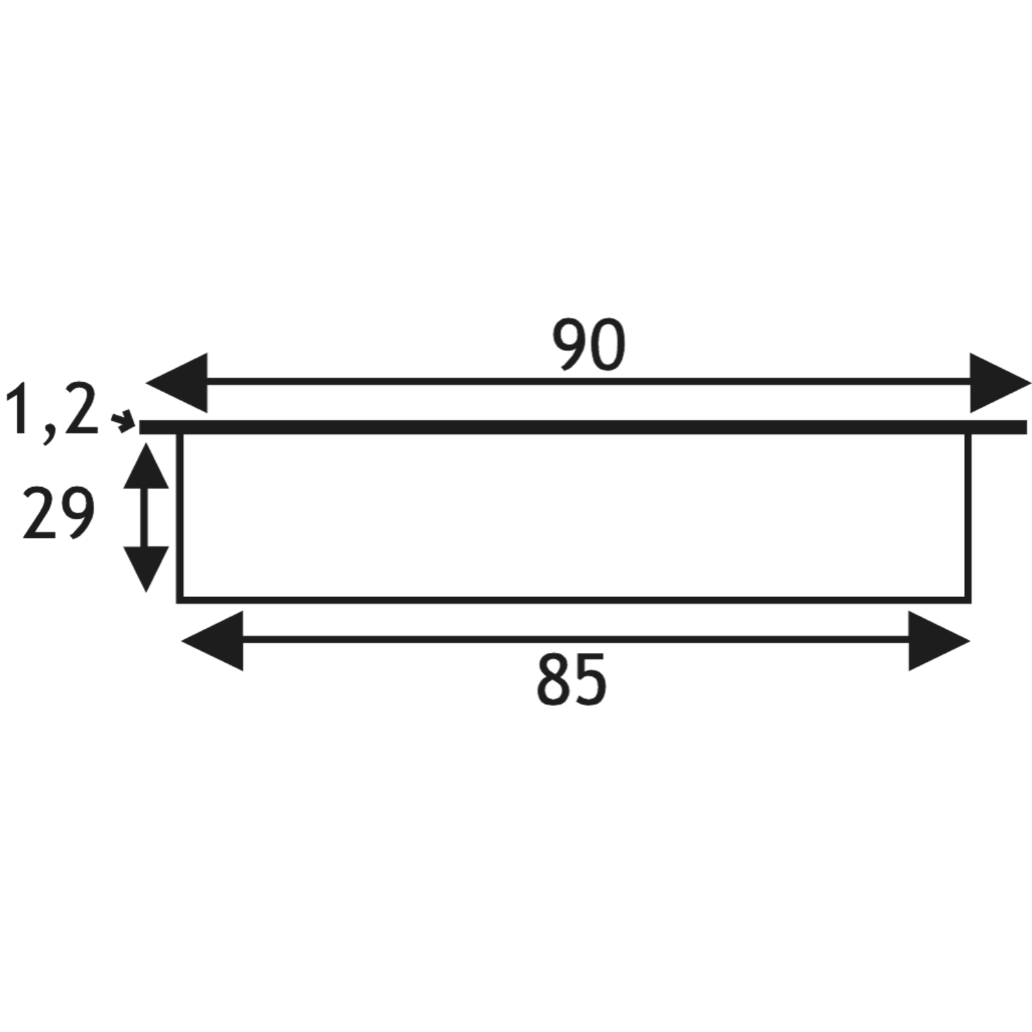 Passe cable alu  