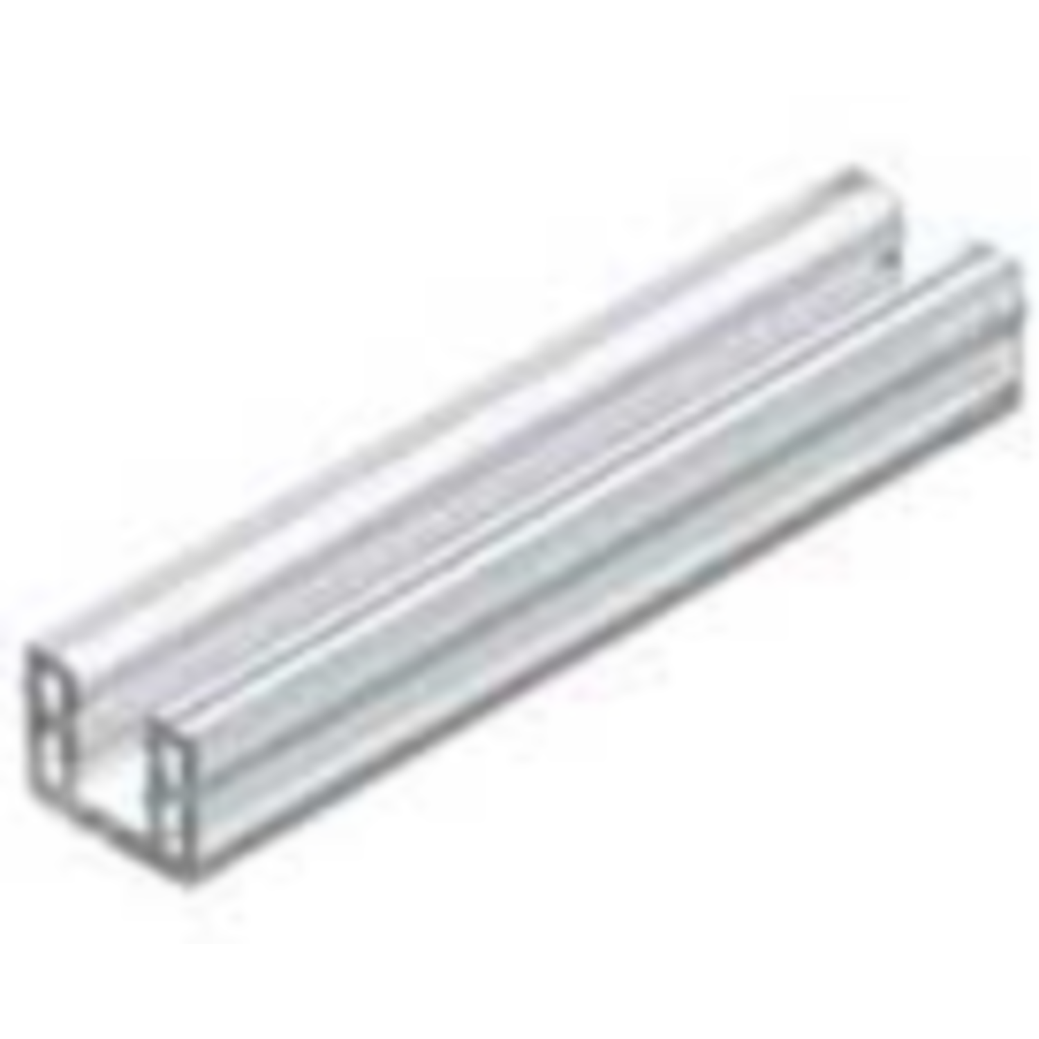 Joint u transparent pour vitre 4mm  