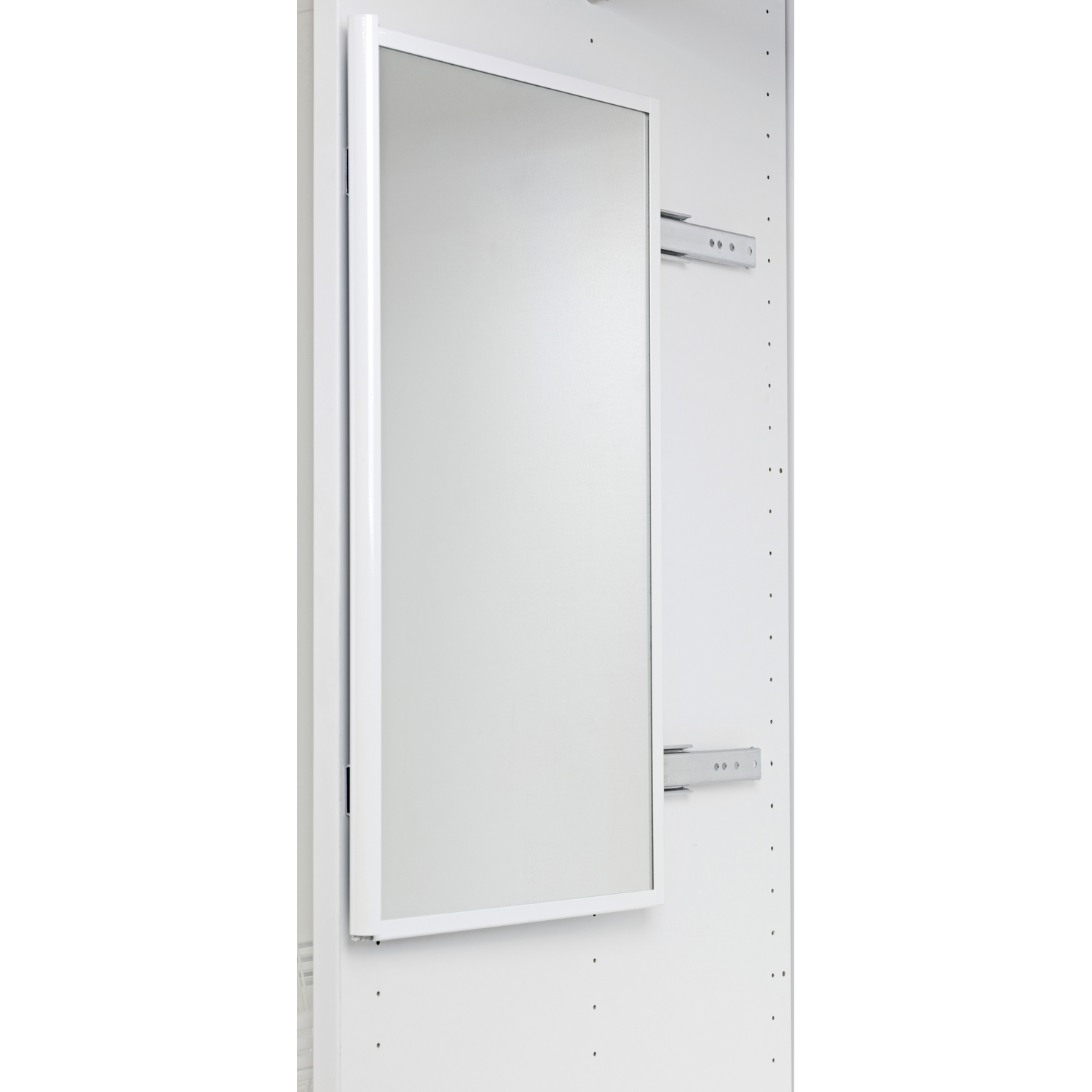 Exclusiv miroir extensible h.1155mm blanc  