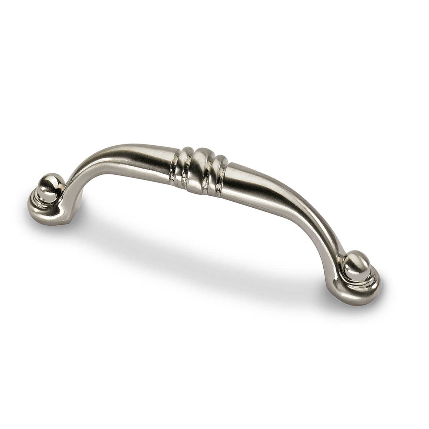 Greep Alberta, boorafstand 96, L 110 mm, B 14 mm, H 28 mm, roestvrij staal finish geborsteld