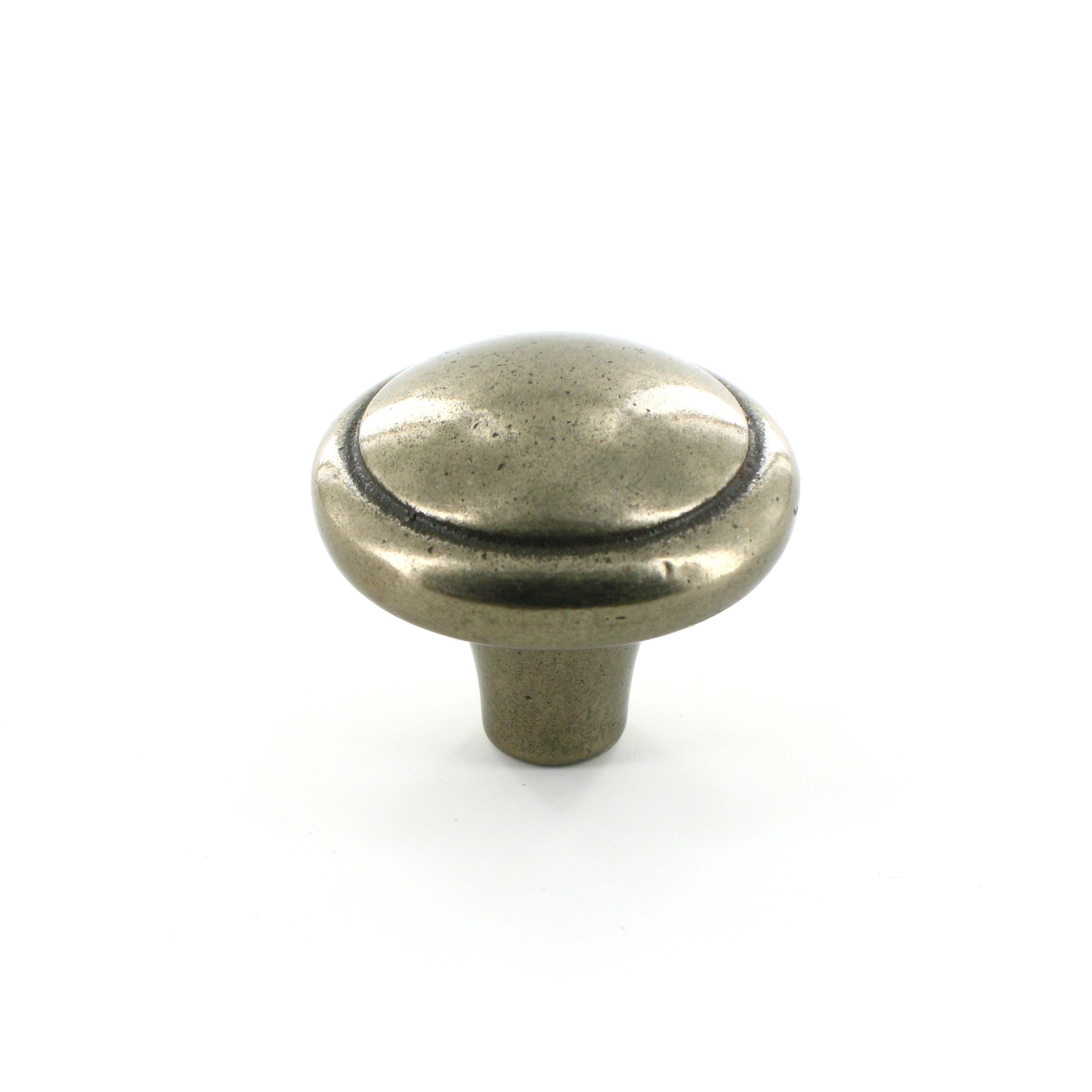 Bouton snowdon fonte couleur fer d34mm 