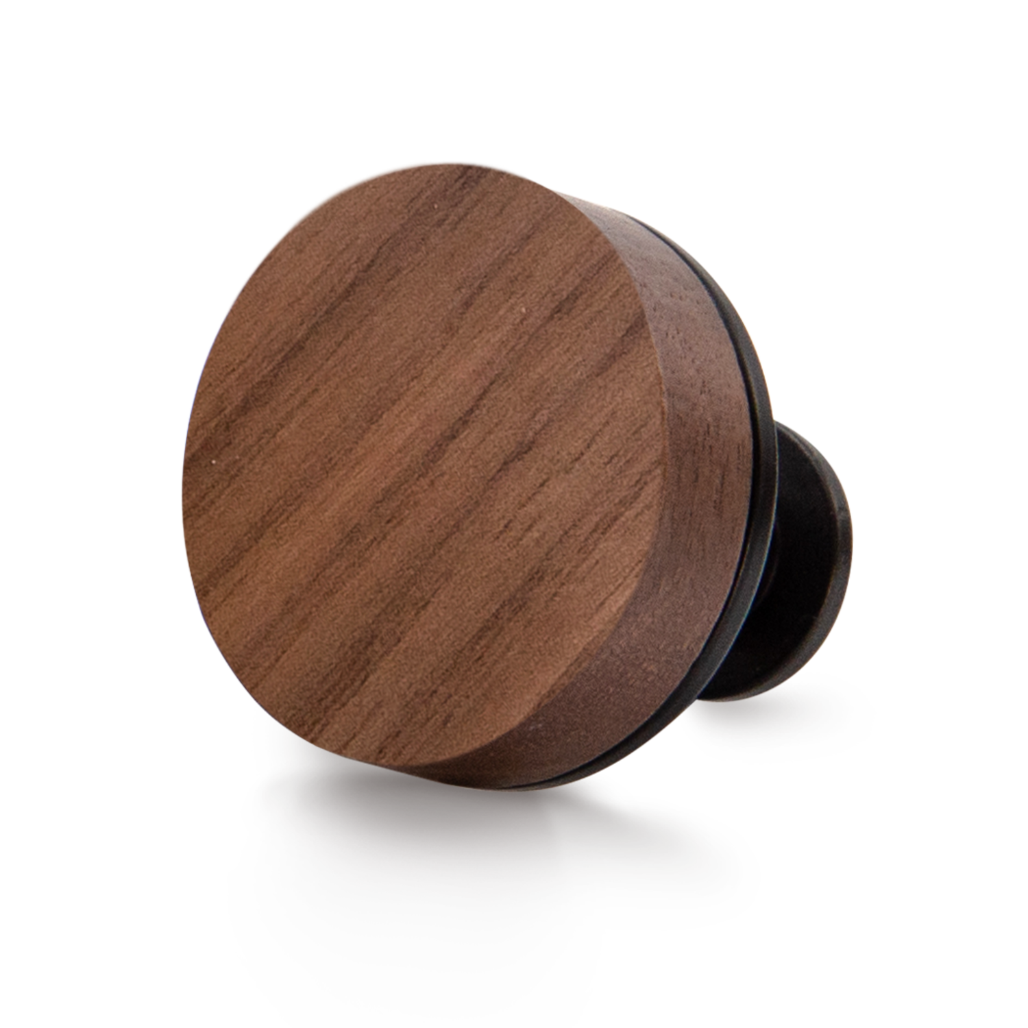 Bouton qupon ø30x28 noisier/noir mat 