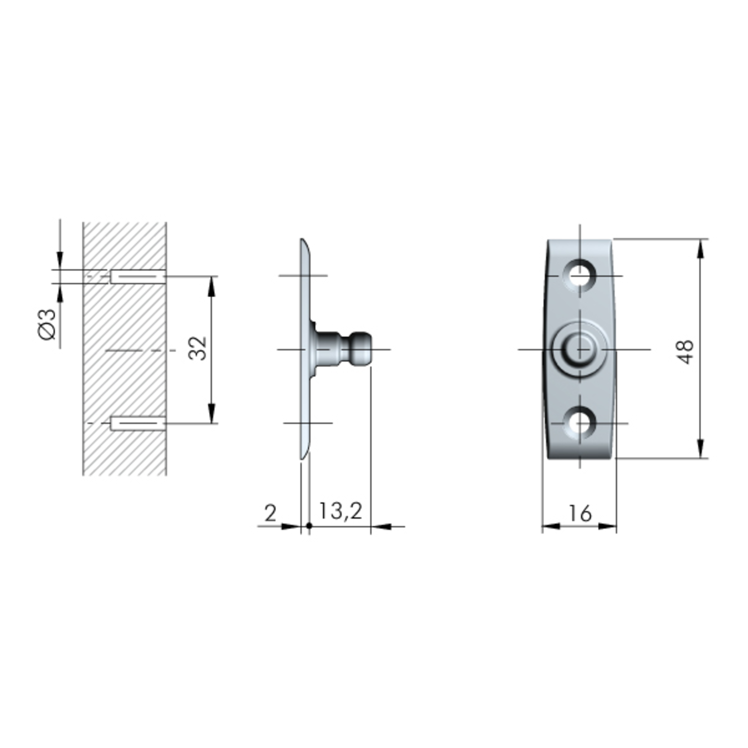 Fixation latérale K12 