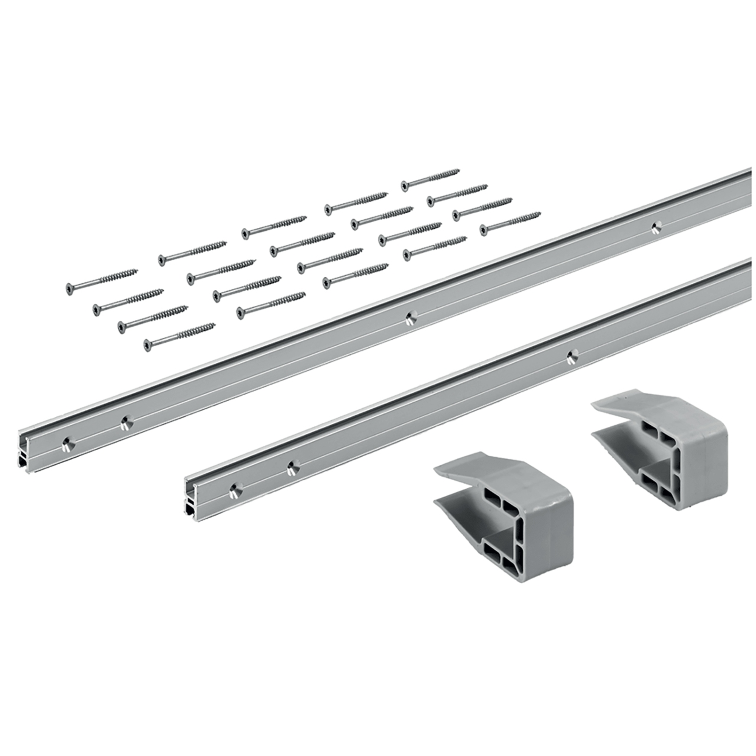 SlideLine M Profielsets: 2 profielen, Profielhoogte mm 18 mm, Lengte 2500 mm