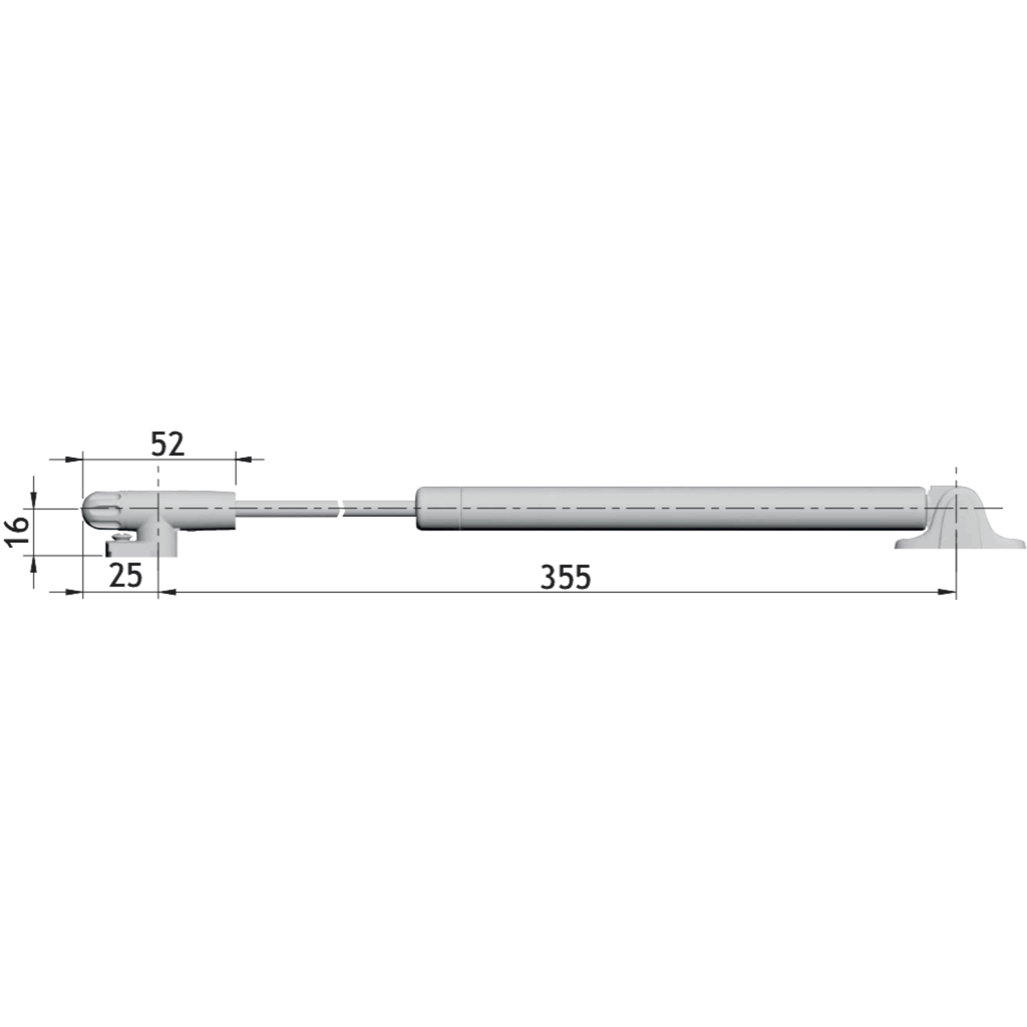 Gaspomp Kraby 60n l355 geremde opening voor kist