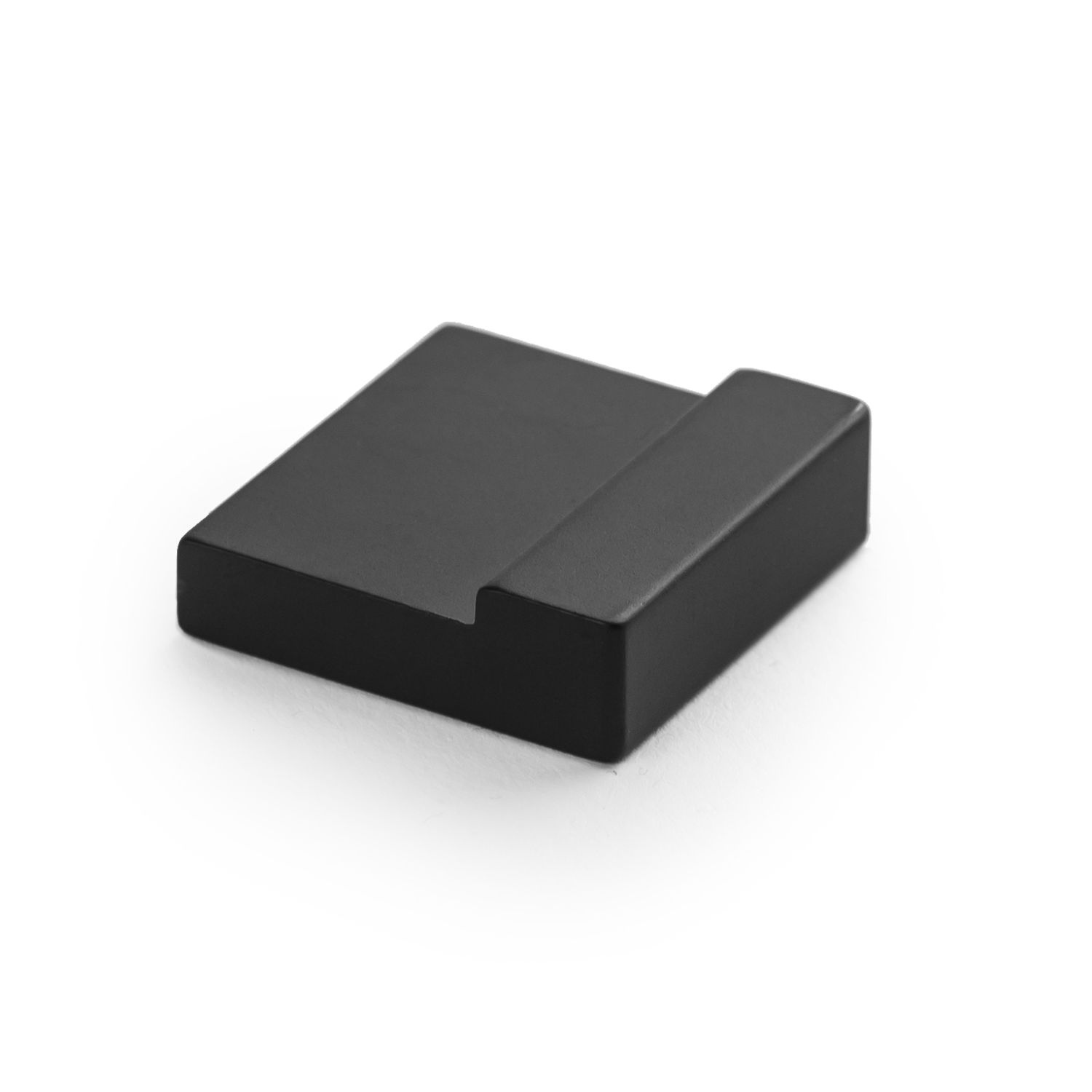 Bouton Moka ea16 32x30x10 alu noir 