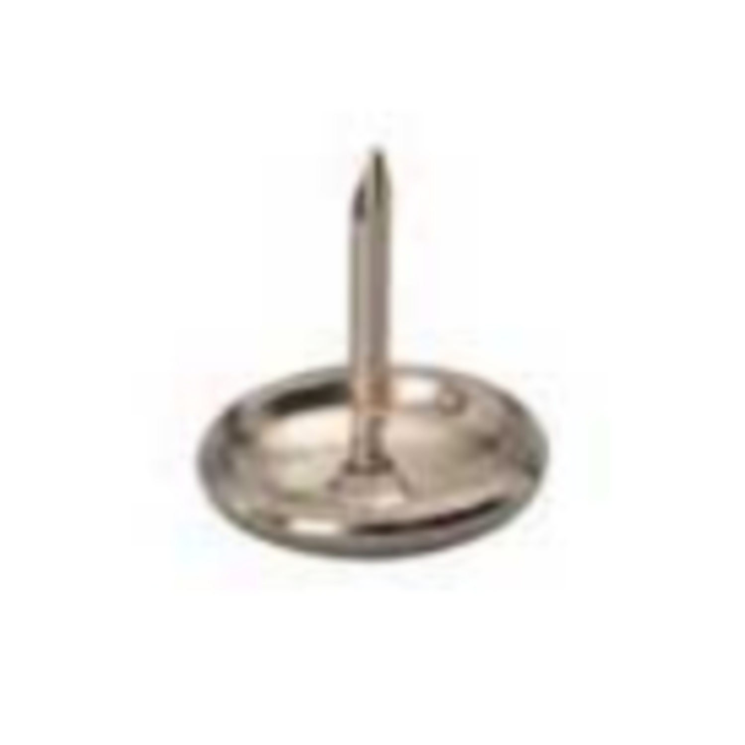 Pootglijders metaal met nagel d:16mm