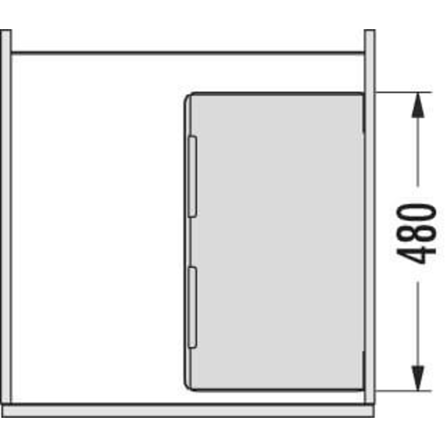 Hailo laundry etagere+ramasette gris  