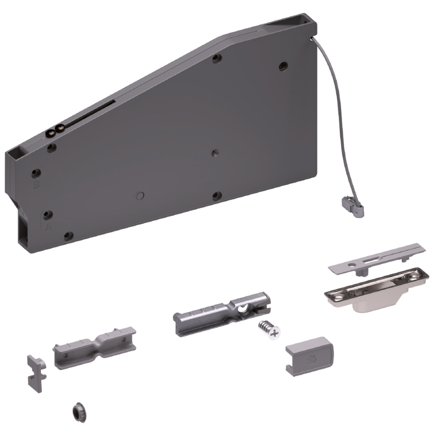 Kiaro compas adaptable 600mm nickel 