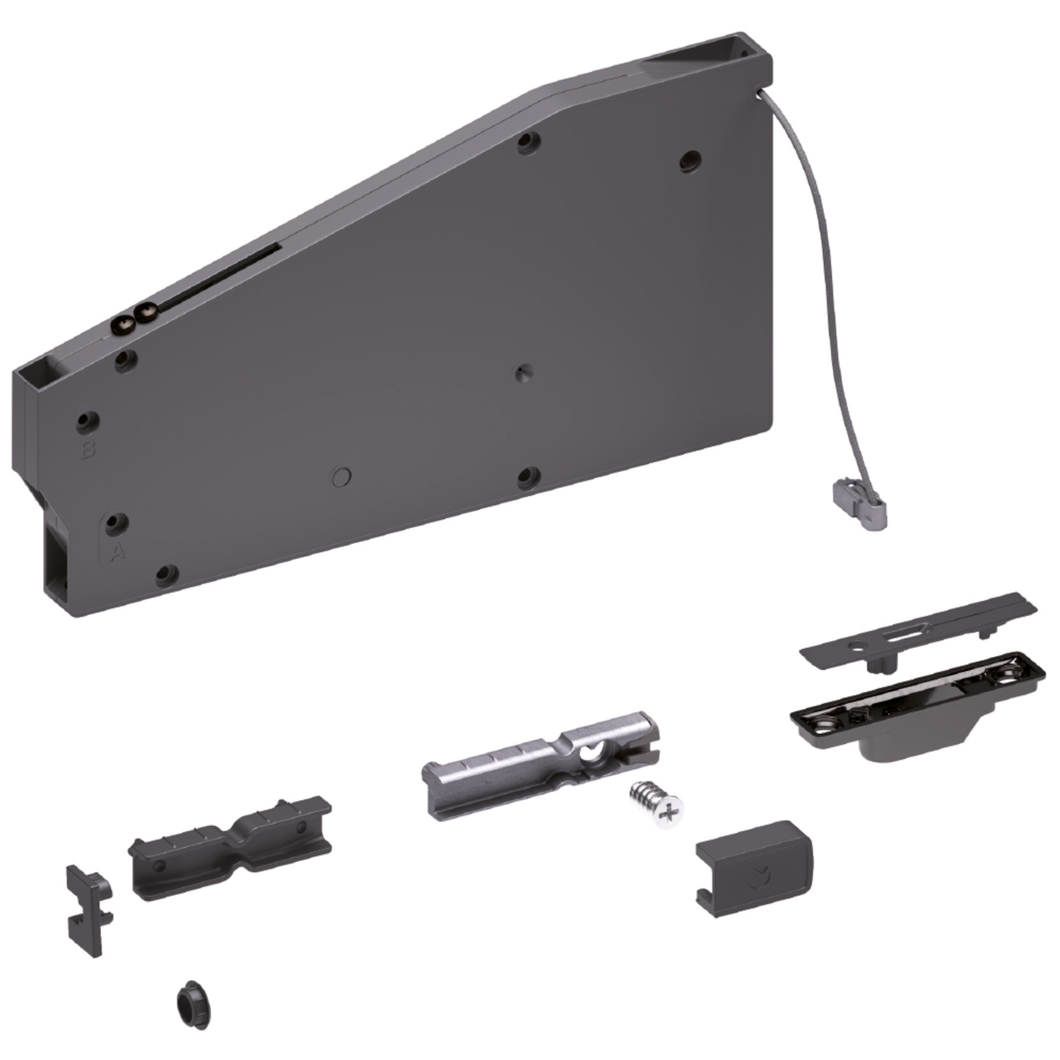 Kiaro compas adaptable 600mm nickel noir 
