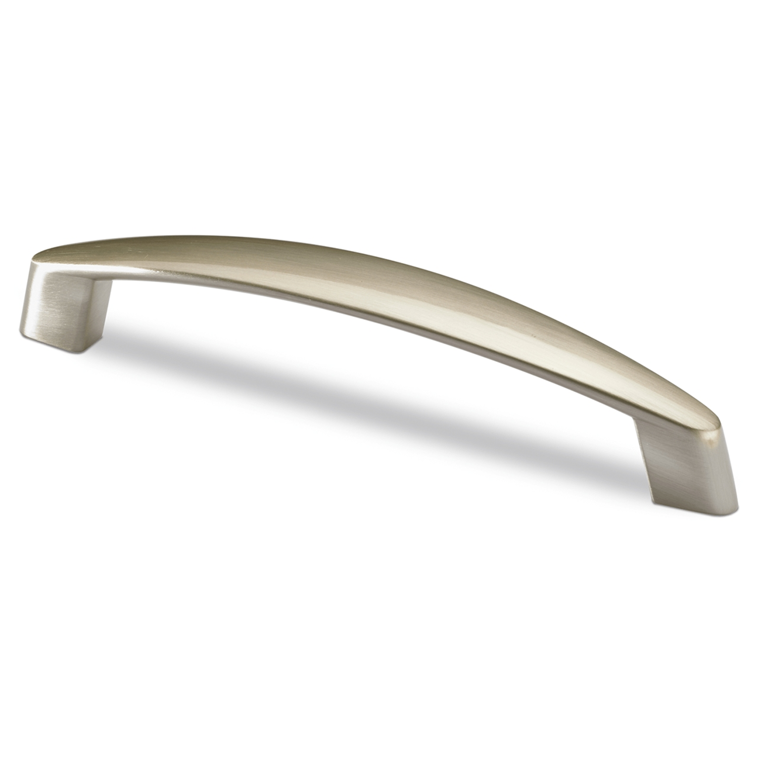 Poignée Dinia, entraxe de perçages 96, L 118 mm, B 16 mm, H 28 mm, aspect inox brossé