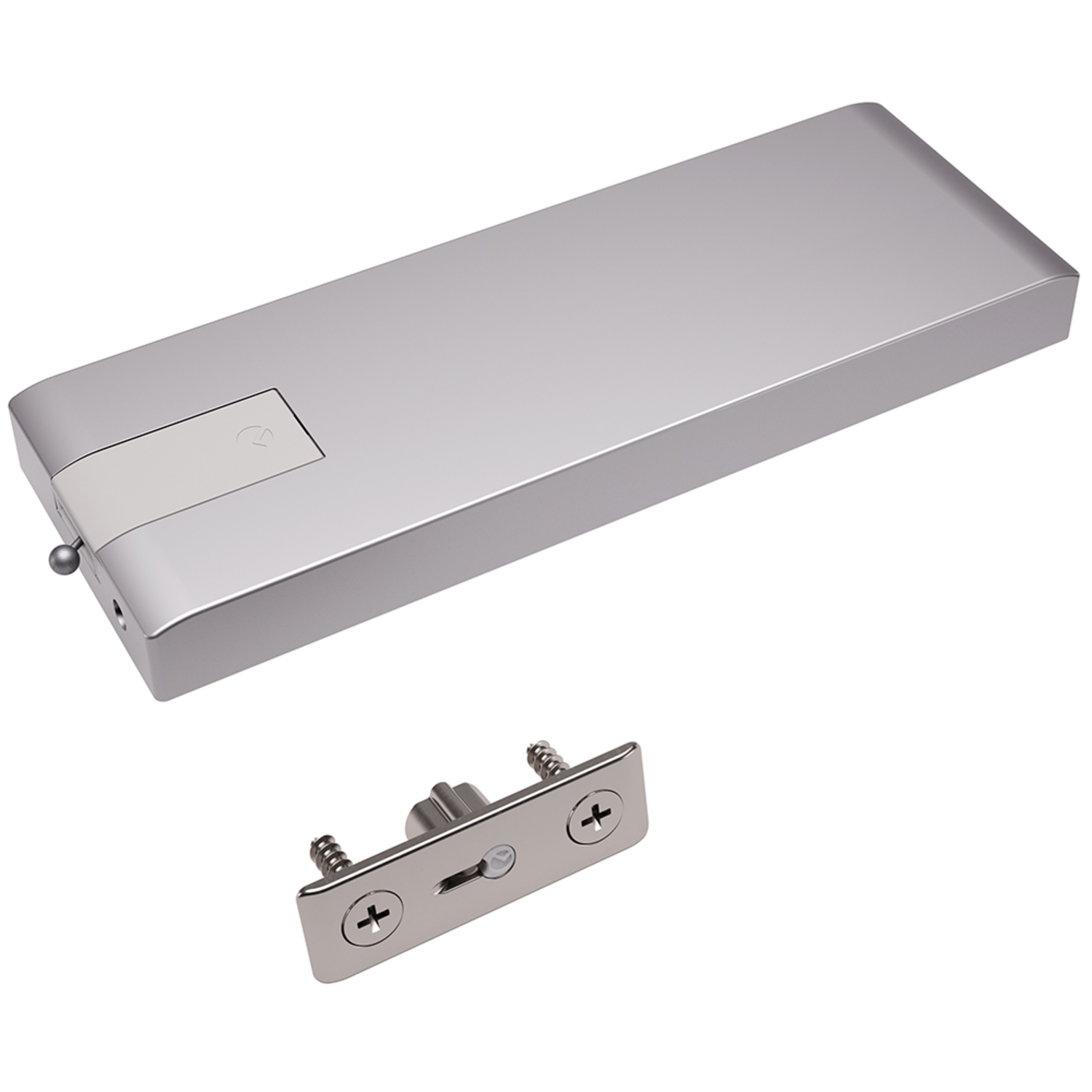 Link U262 compas d'abattant finition alu gris 