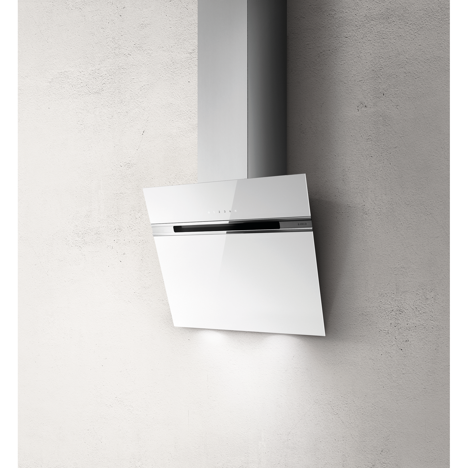Stripe lux mural aspiration blanc verre 60 cm 