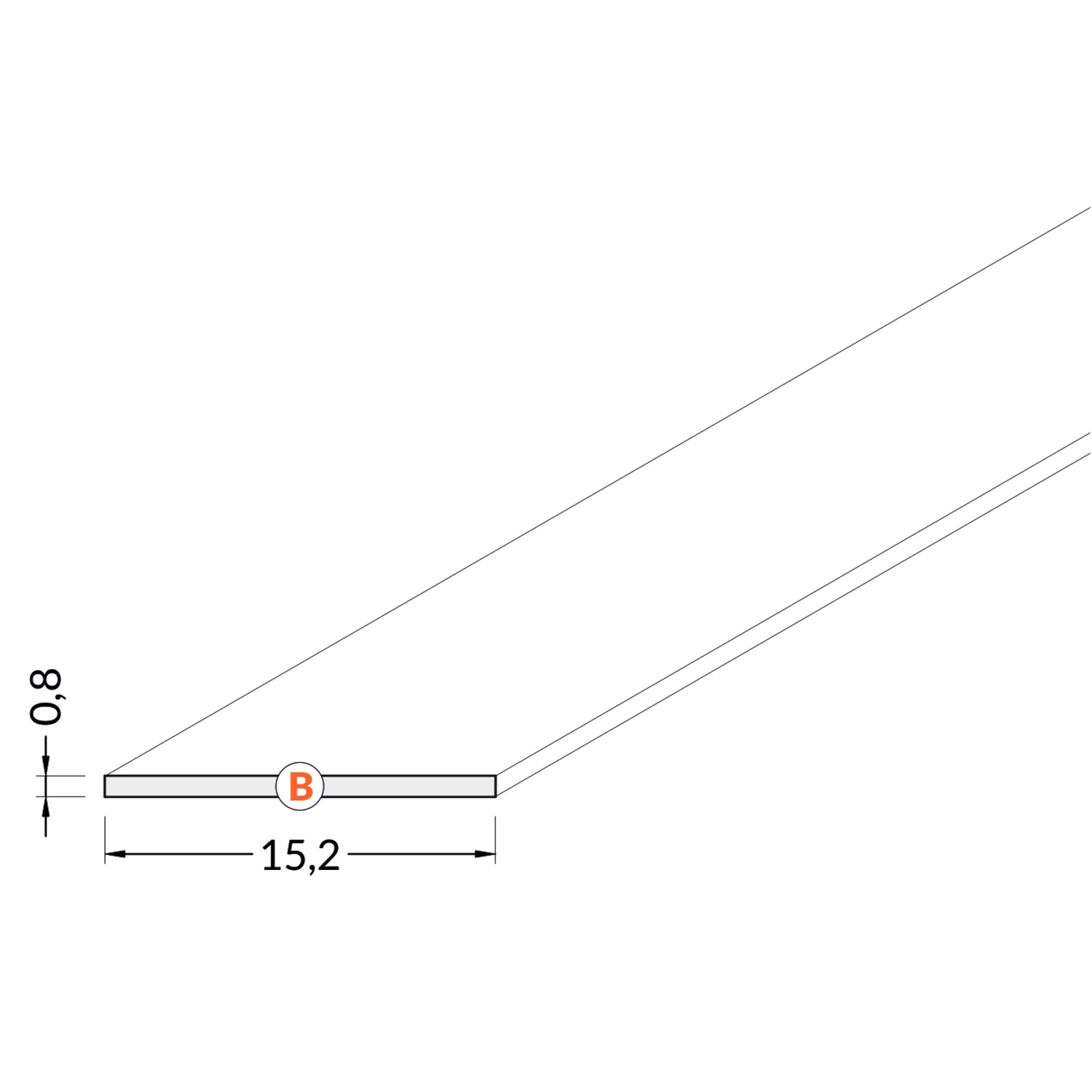 Slide cache B 2000 blanc 