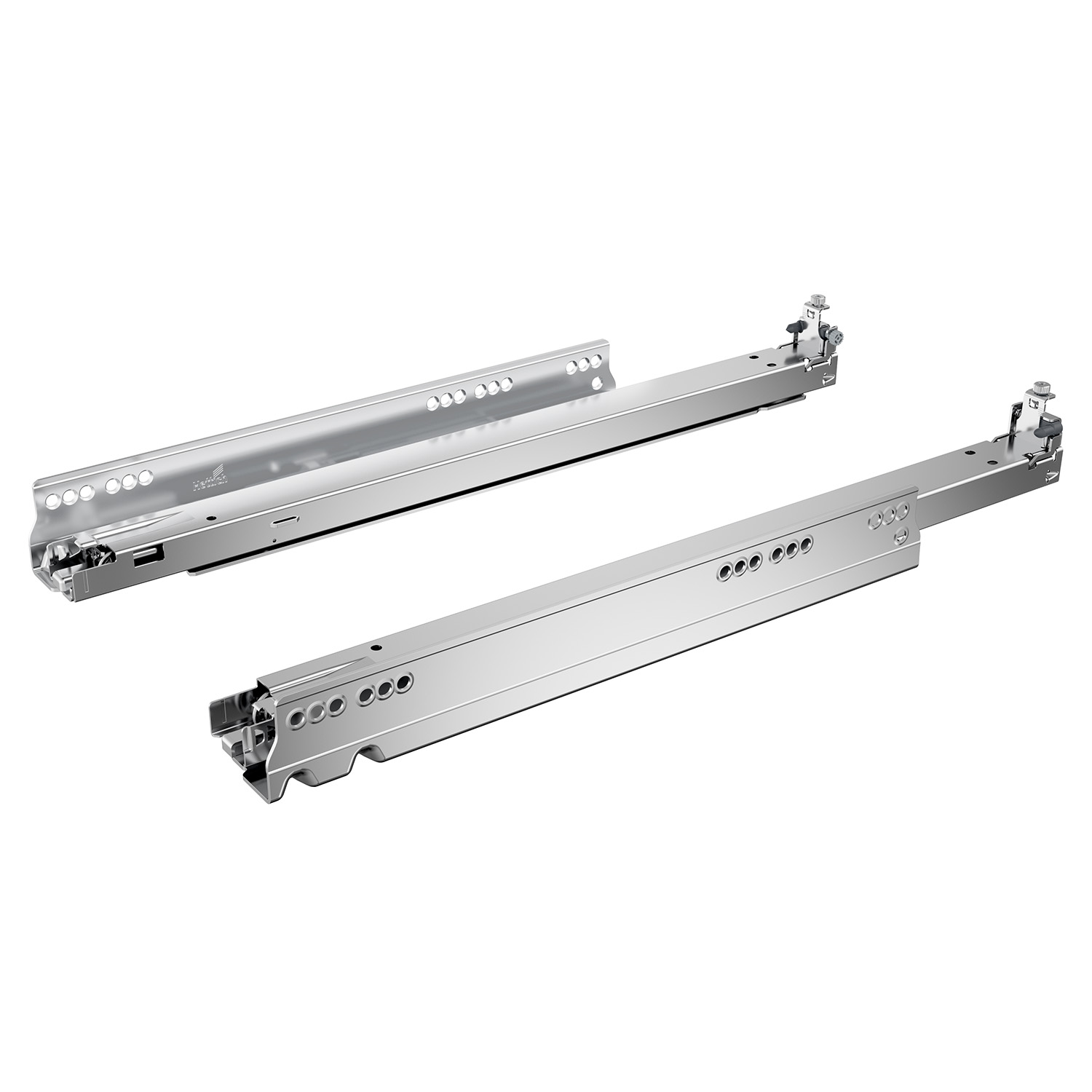 Volledig uittrekbare ladegeleider Actro 5D   XL (70 kg) mit Silent System, Push to open Silent compatibel, 750 mm, links en rechts