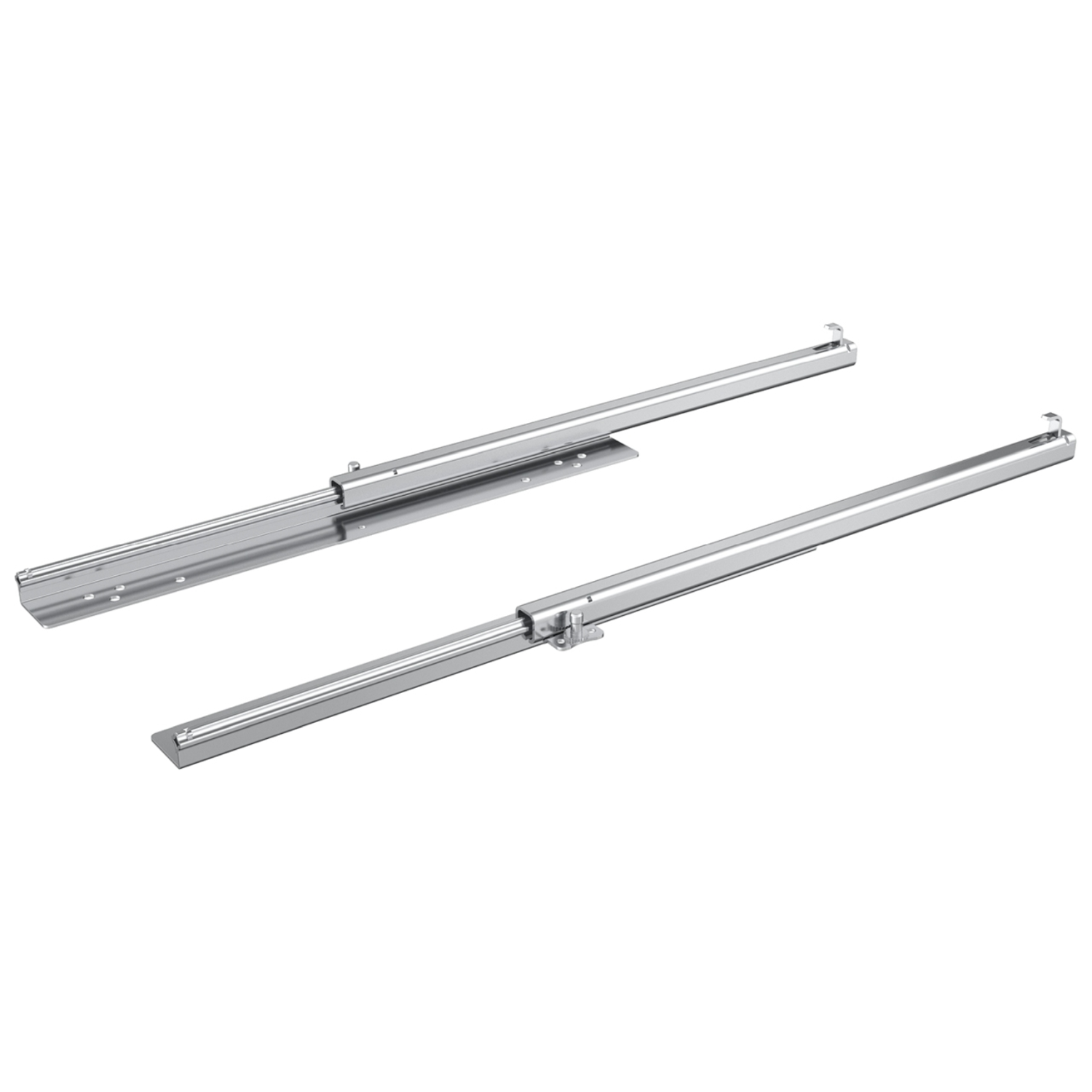 Gedeeltelijk uittrekbare ladegeleider Quadro 40 BM (bodemmontage), 330 - 490 mm, links en rechts