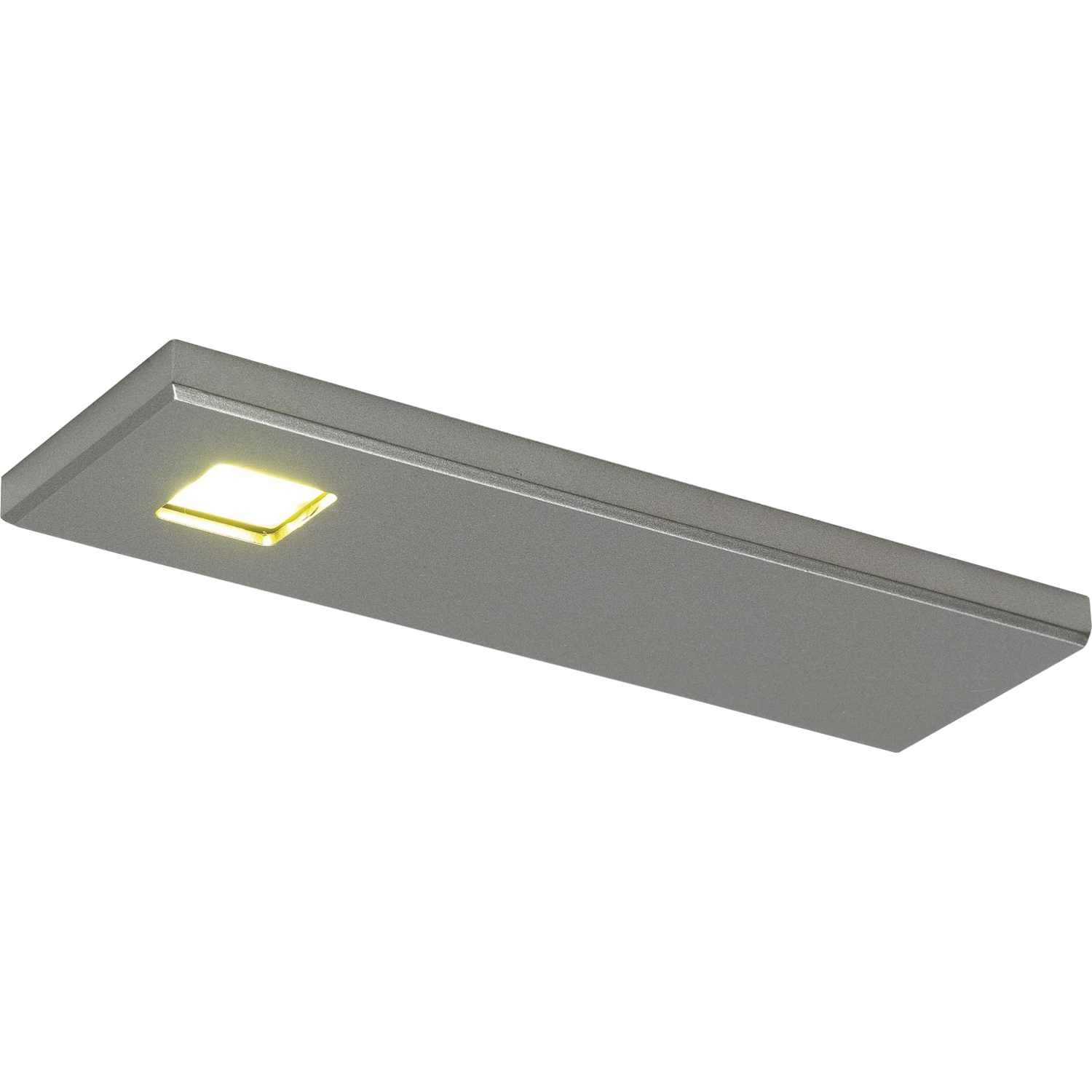 D'lau Led rechthoekig onderbouw 3W 3200K RVS-look- -touch 10w met dimmertransfo