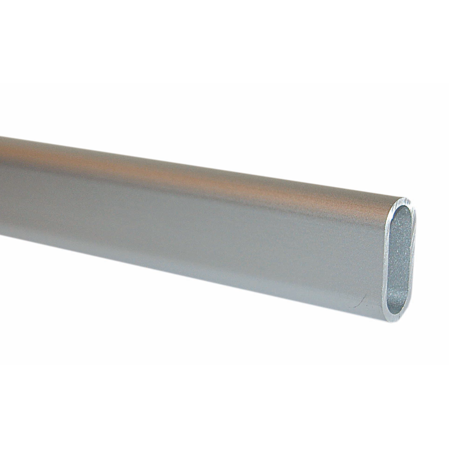 Tubes de penderies ovale 30x14/5000mm alu mat  