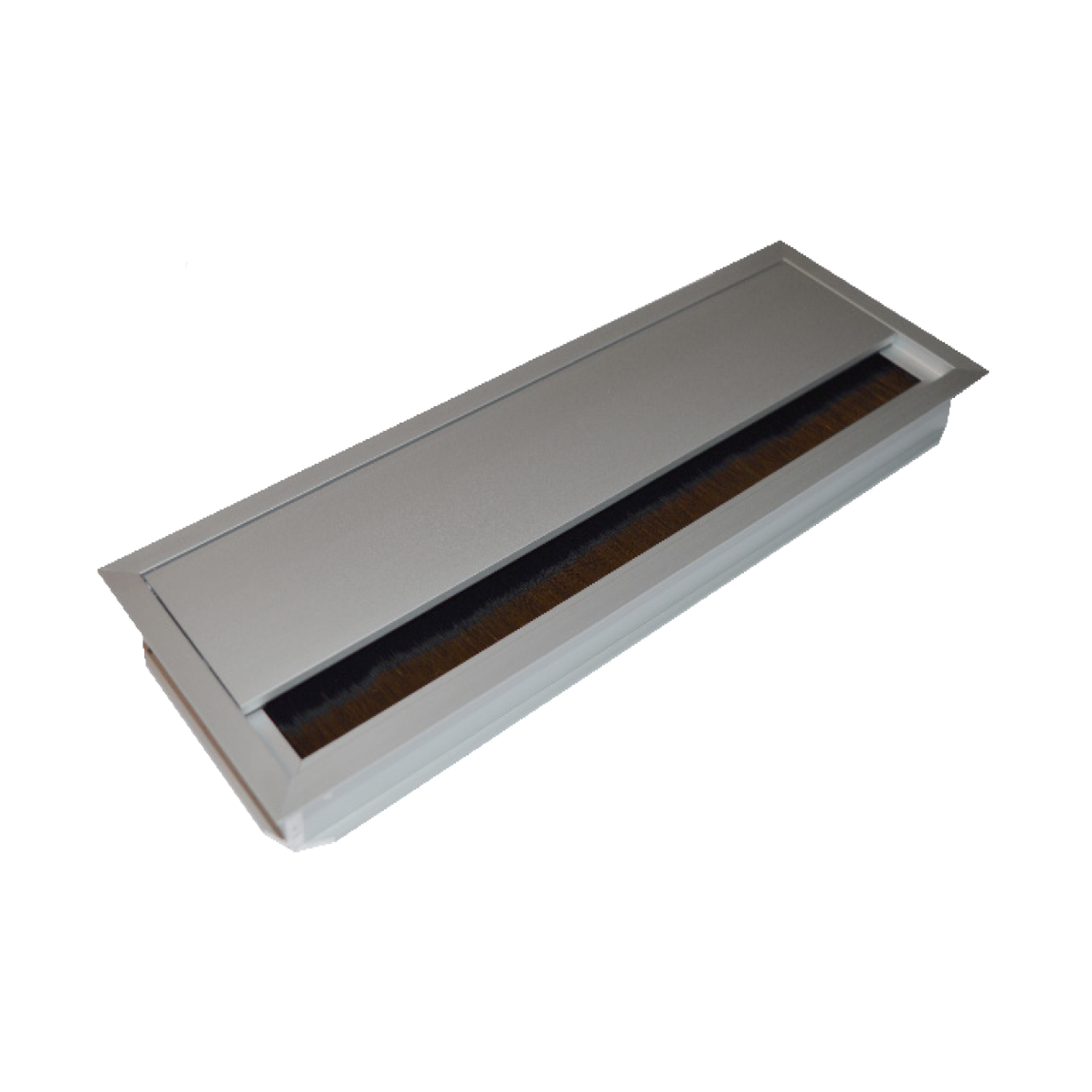 Passe cable Exit titanium 120x240x25mm +couvercle  