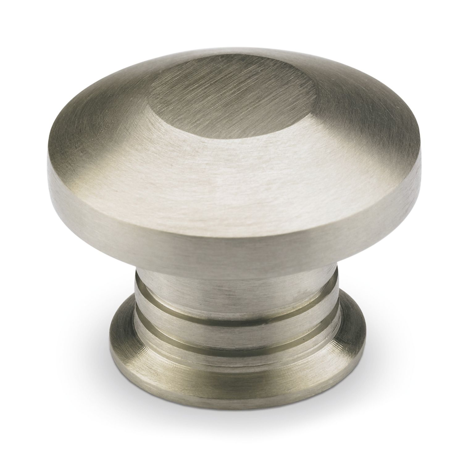 Bouton Spalatum, H 23 mm, ø 30 mm, Inox brossé