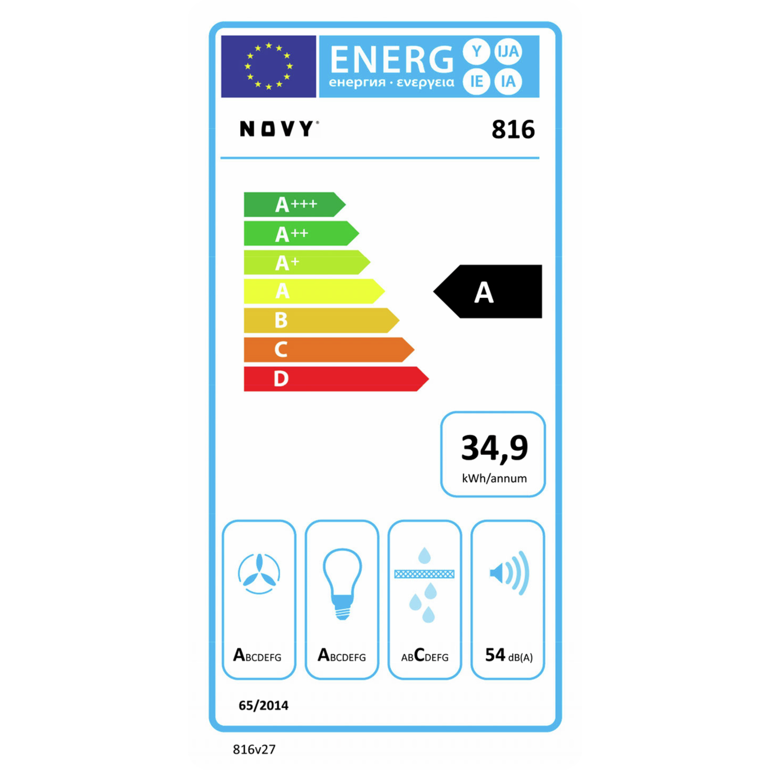 Novy Mini Pureline 60 cm minéral noir 
