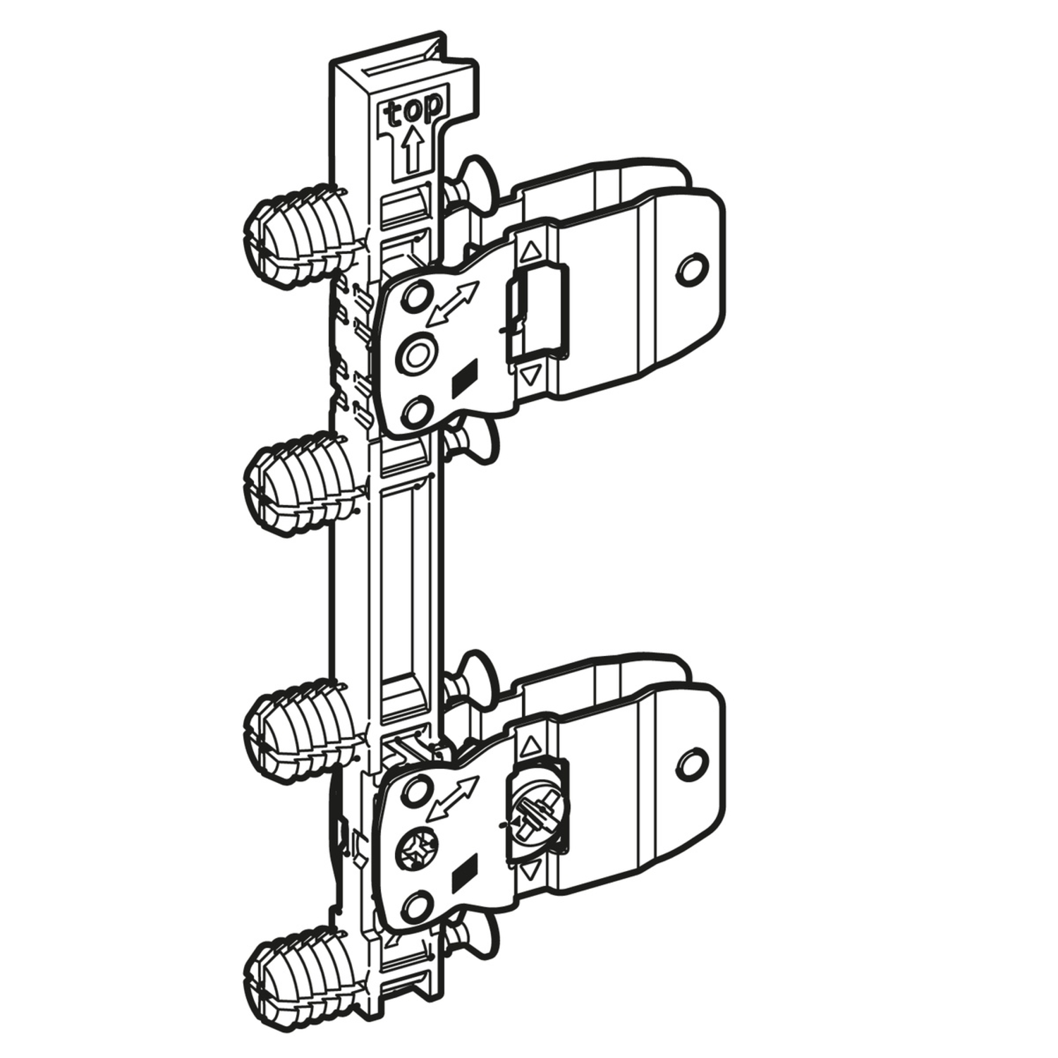 AvanTech YOU frontbevestiging drevels h.187/251
