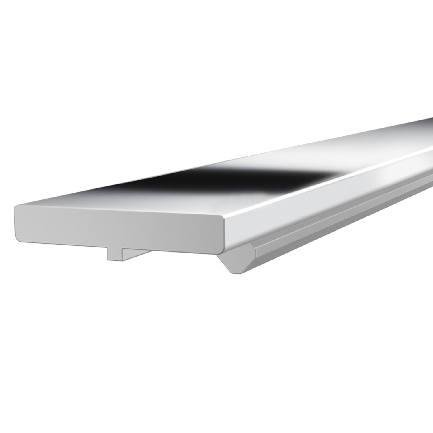 AvanTech YOU Profilé design dans une couleur accentuée, Aspect chrome, 500 mm
