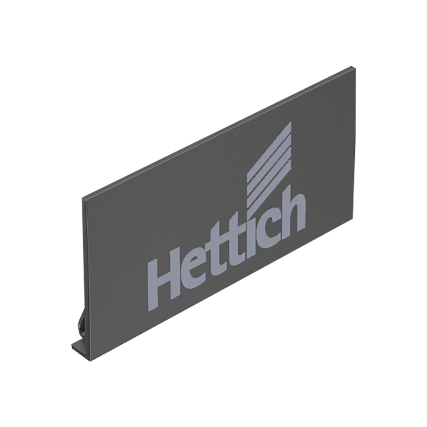 AvanTech YOU Branding clip, antraciet, met Hettich logo