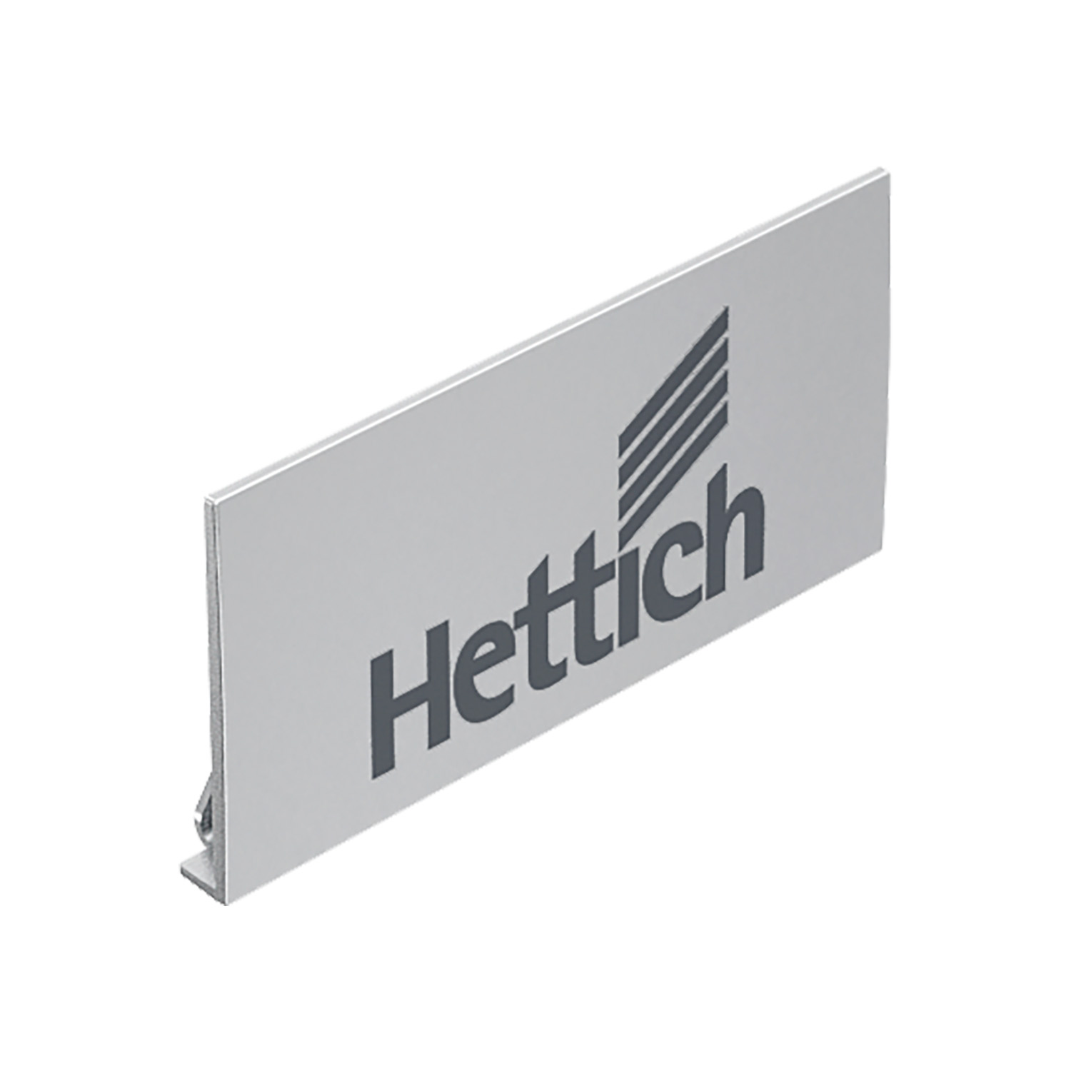 AvanTech YOU Branding clip, zilver, met Hettich logo