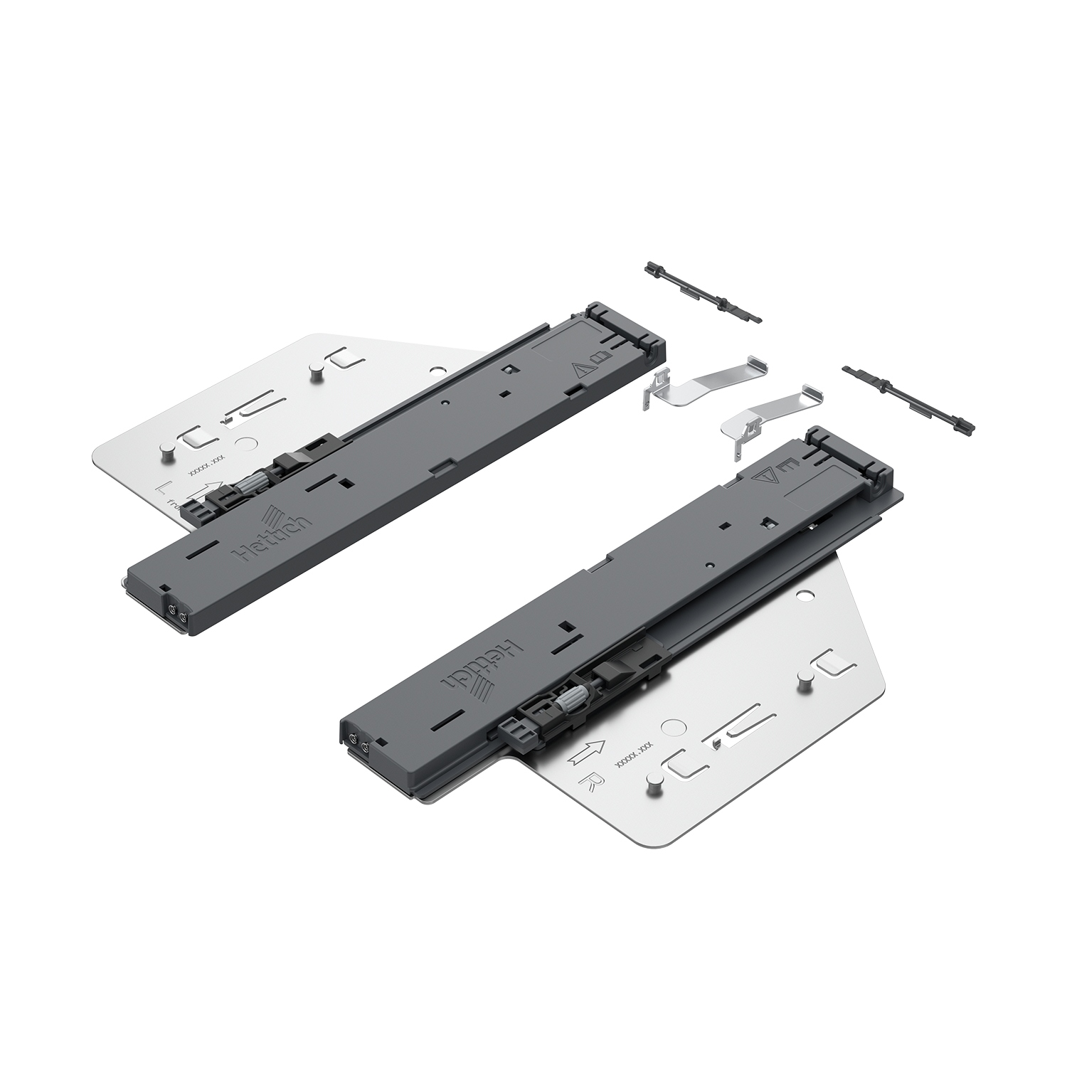 Openingssysteem Push to open Silent, 20 - 70 kg, links en rechts