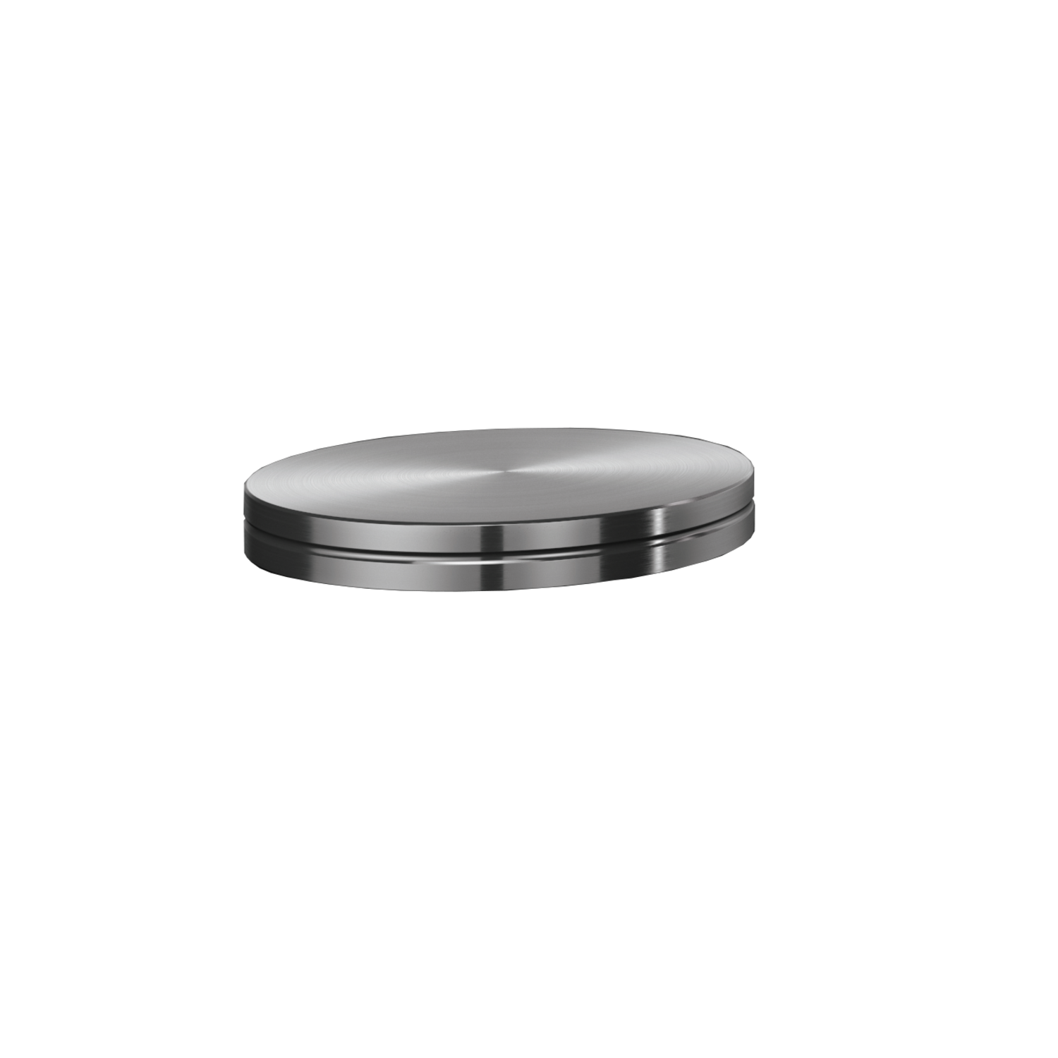 Adaptateur tablette verre support bar ø50mm inox 