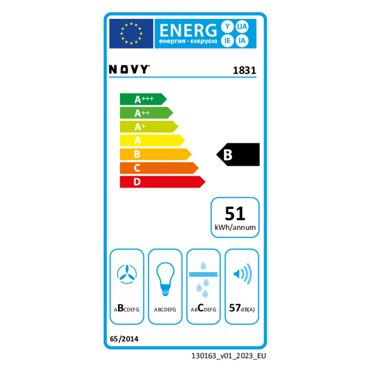 NOVY Premium panorama POWER 88 cm 3 zones