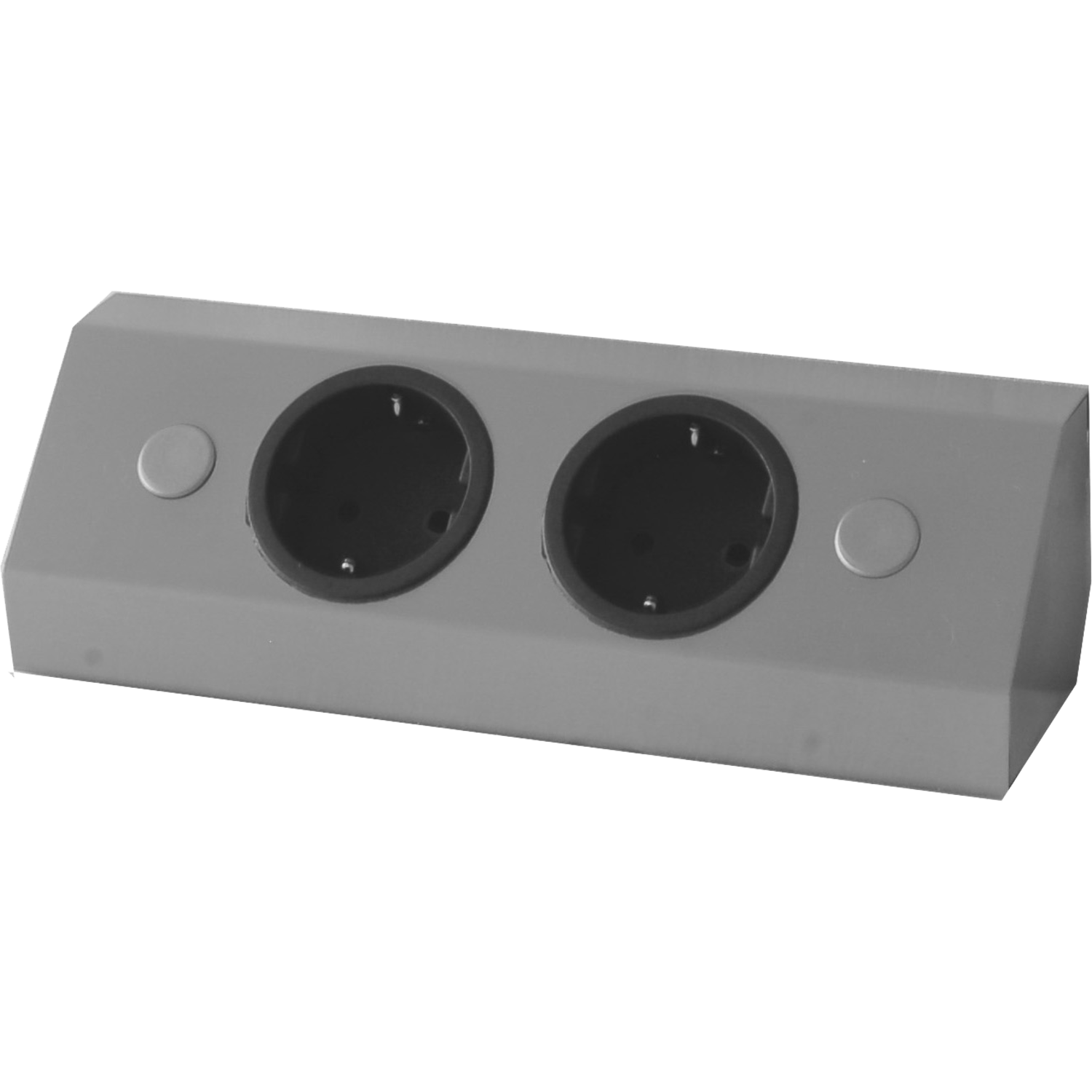 Box multiprises 2p b-f 200mm inox  