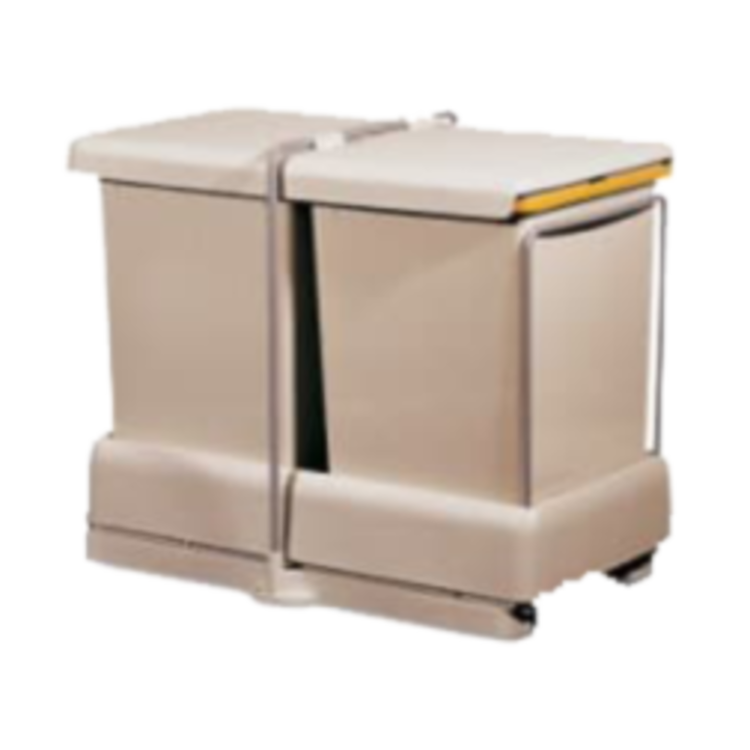 21l poubelle 242 gris clair + emporteur  