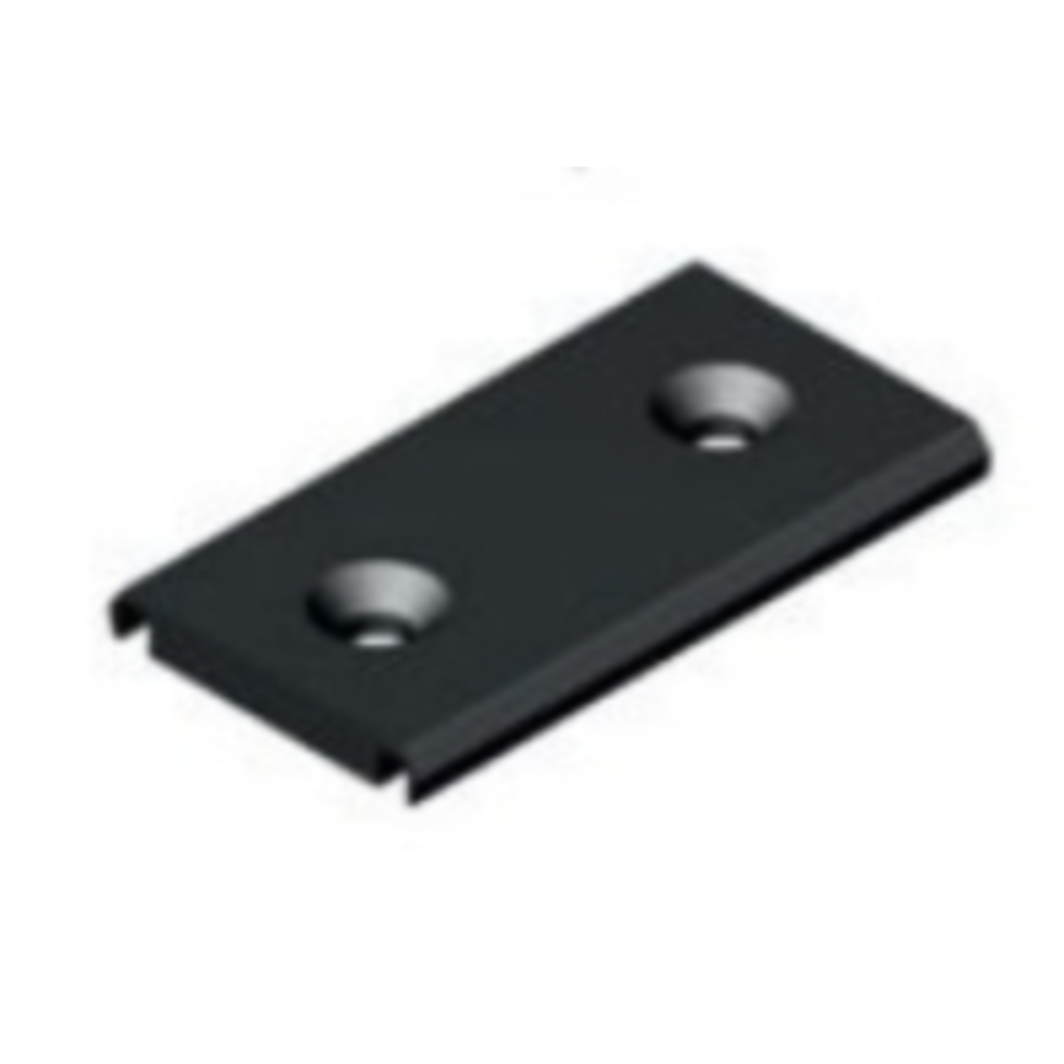 Montageclips zwart onderrail Base