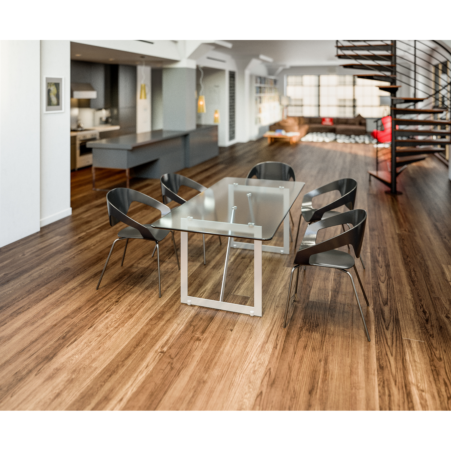 Pied milano pr table libre inox 705x690mm  