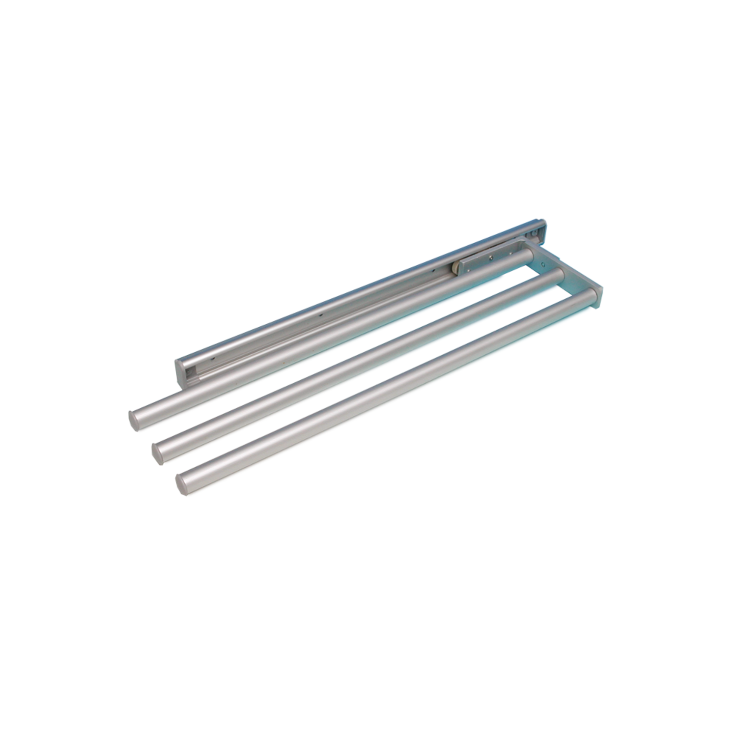 Handdoekdrager 465 mm 3 armen alu wit