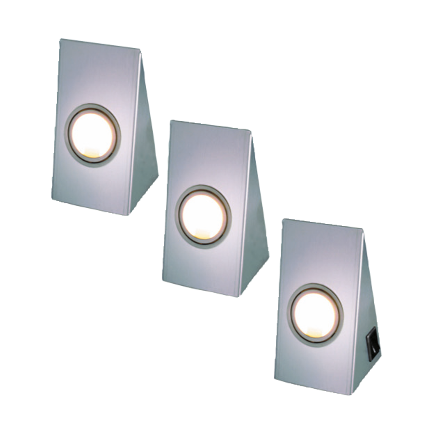 Omega set inox 3x20W,12V+interupteur 